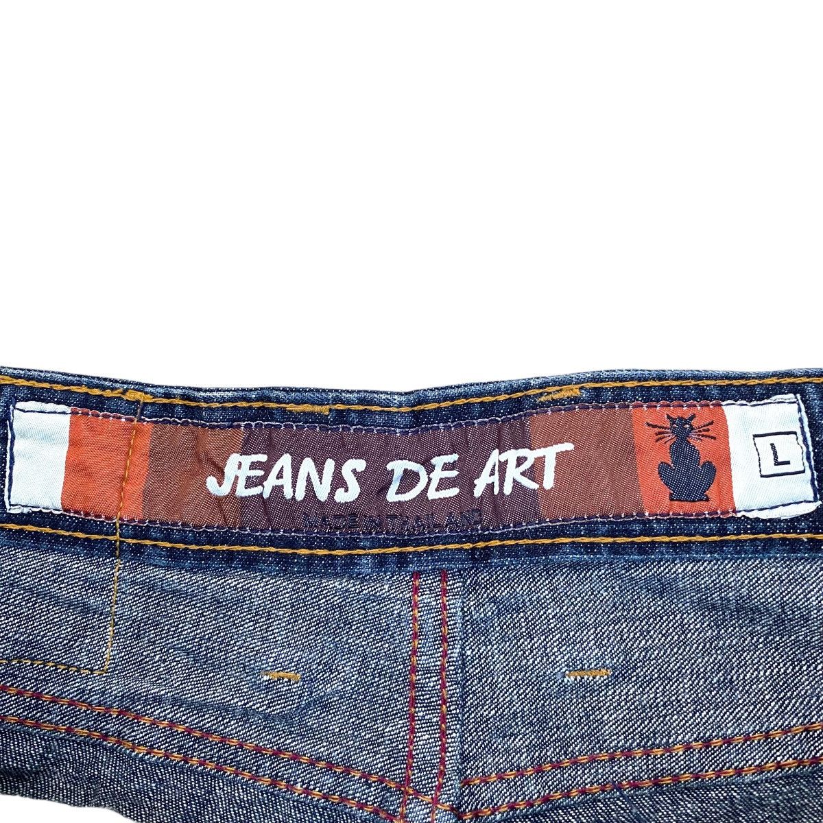 Japanese Brand × Vintage Flare Jeans De Art Distressed Multi Pocket TFOA HIROSHI Size US 34 / EU 50 - 19 Thumbnail