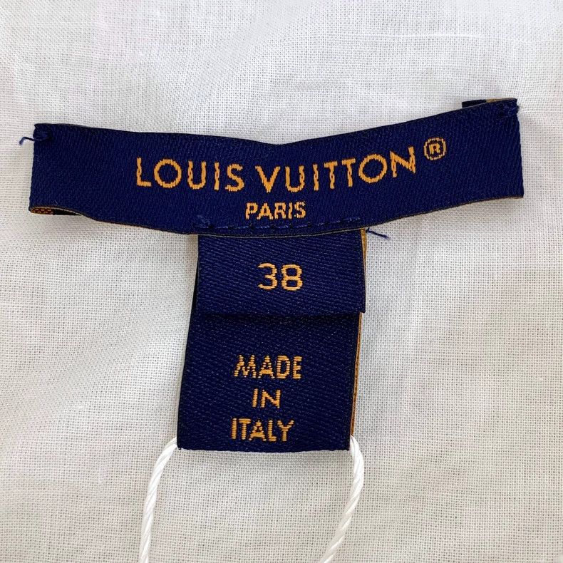 Louis Vuitton Louis Vuitton 23 white logo embossed full-print cotton lap Size XS / US 0-2 / IT 36-38 - 5 Thumbnail