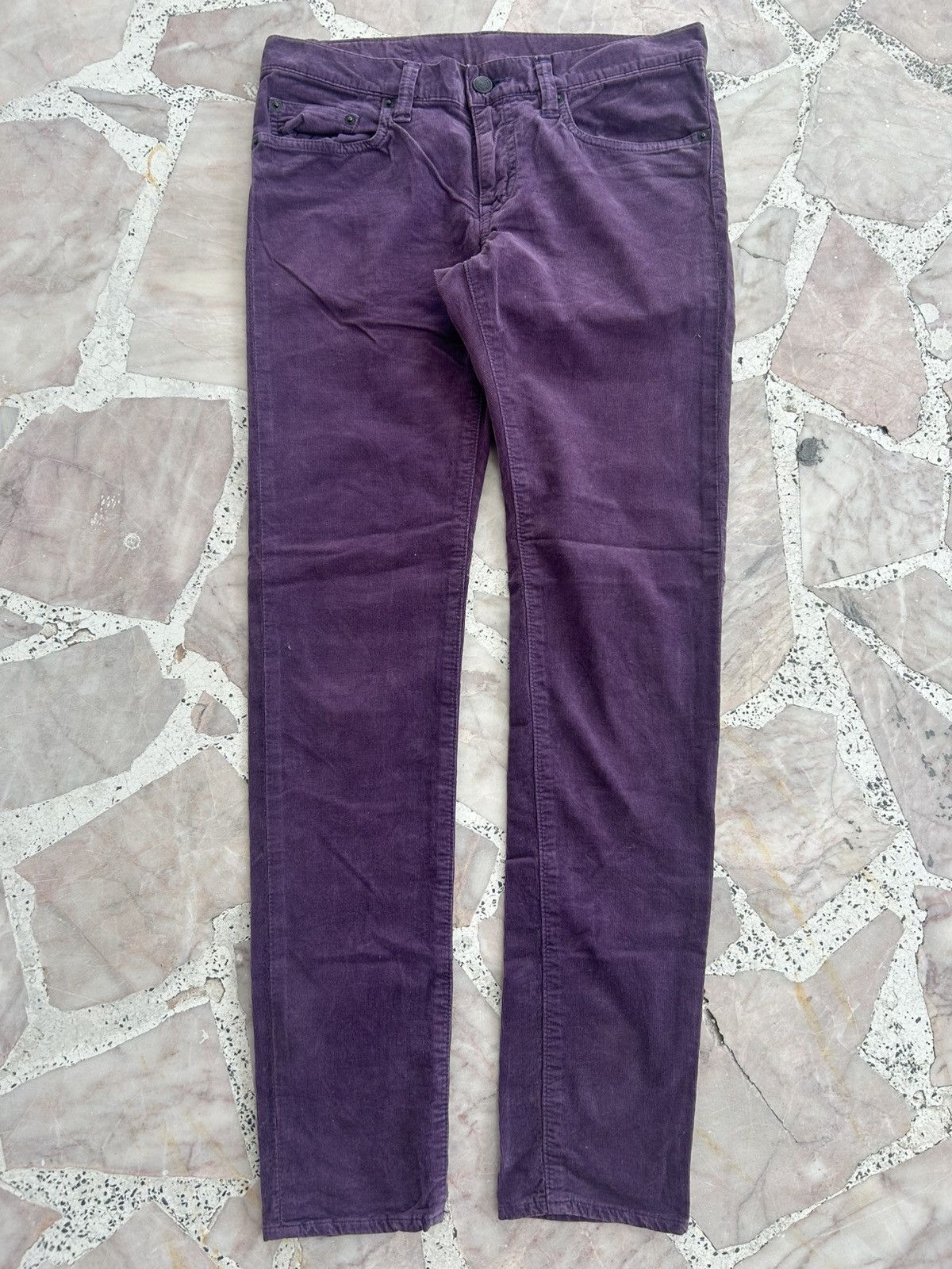 Hysteric Glamour Hysteric Glamour Slim Fit Corduroy Pants Purple Vintage Size 30" / US 8 / IT 44 - 1 Thumbnail