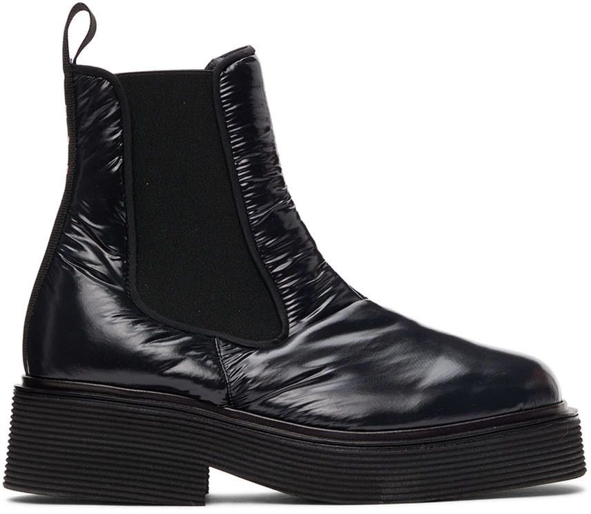 Marni $890 Marni Black Padded Chelsea Boots Size US 9 / EU 42 - 2 Thumbnail