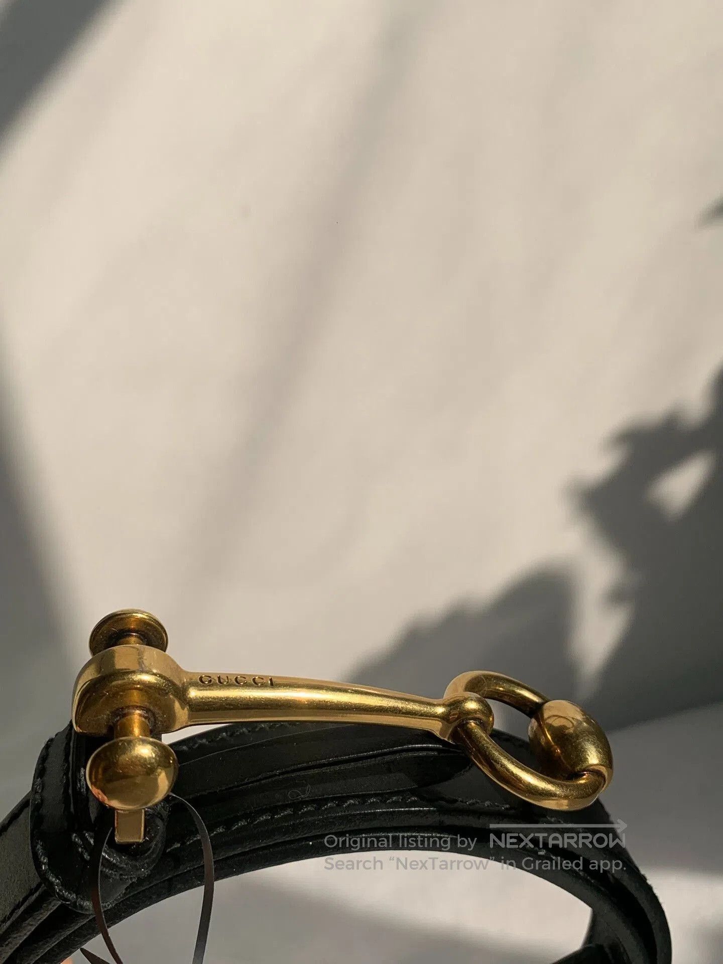 Gucci Gucci Black Leather Belt. Size ONE SIZE - 2 Thumbnail