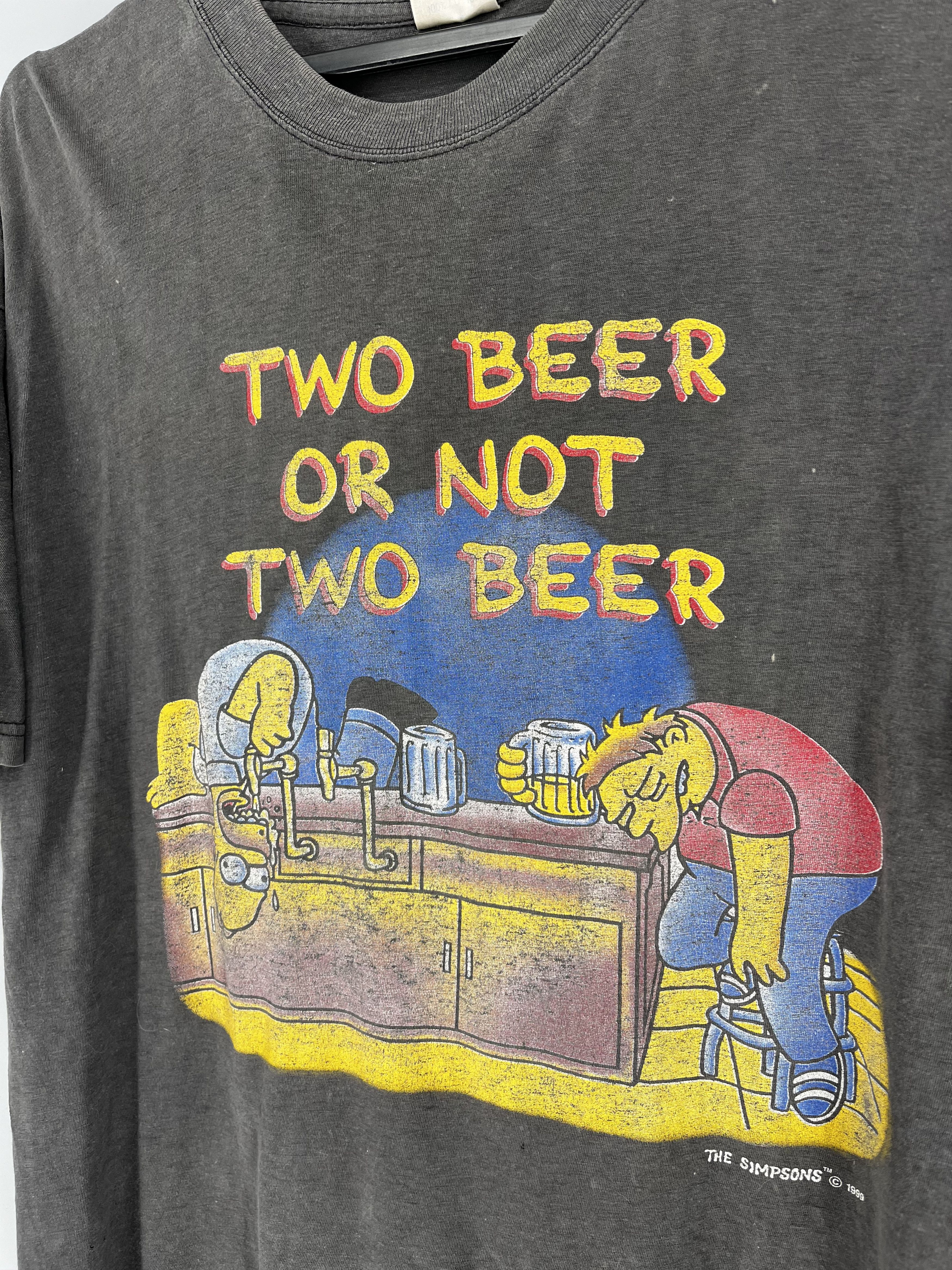 Other Vintage 1999 Simpsons Two Bear Or Not Two Bear T-shirt Size US XL / EU 56 / 4 - 7 Thumbnail