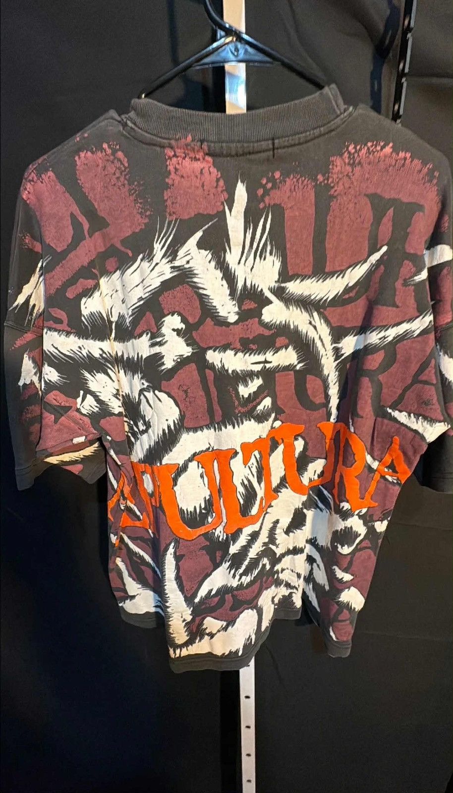 Vintage 1992 Sepultura AOP fader grail all over print grunge Size US L / EU 52-54 / 3 - 9 Thumbnail