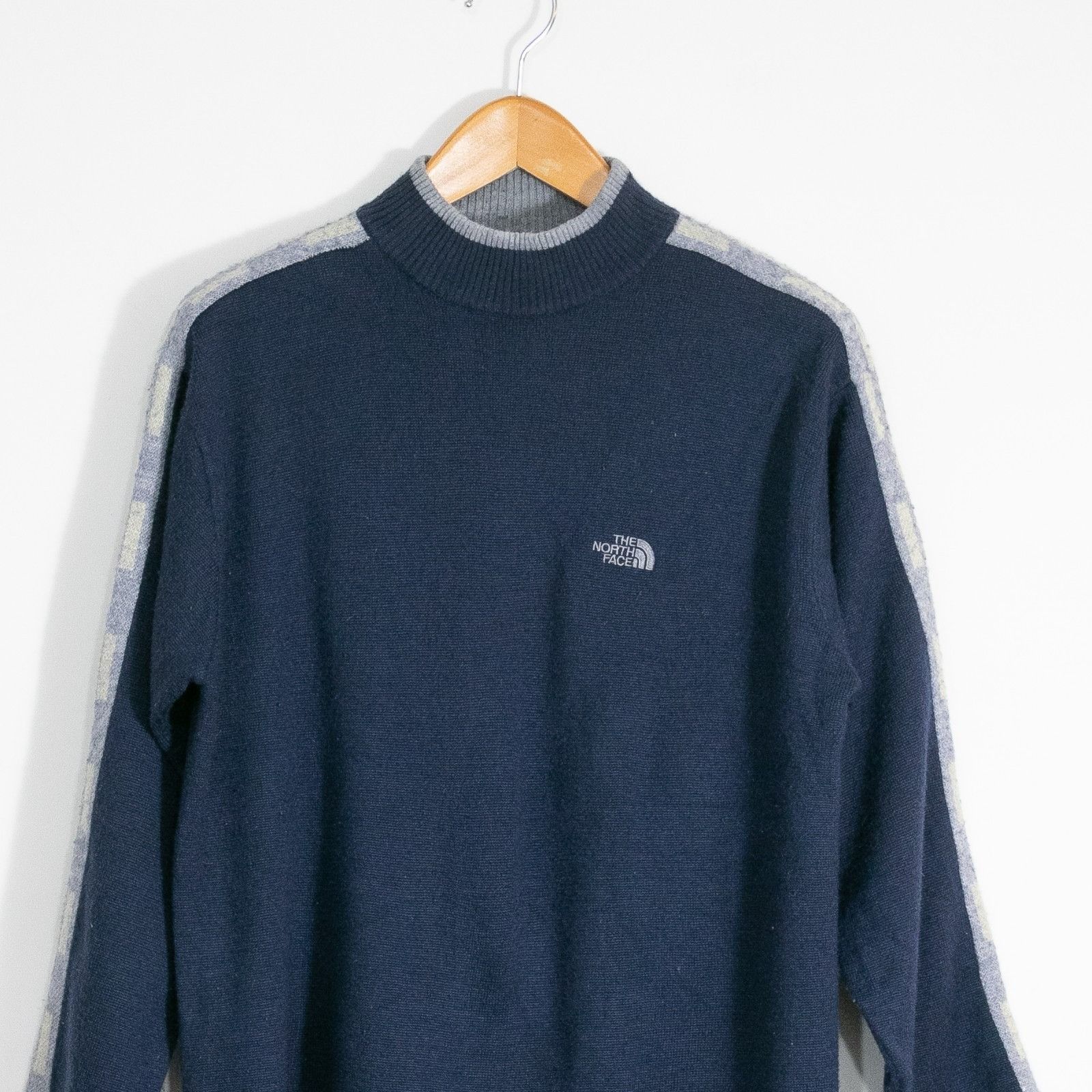 The North Face The North Face Wool Blend Mock Neck Sweater Mens Medium Size US M / EU 48-50 / 2 - 2 Thumbnail