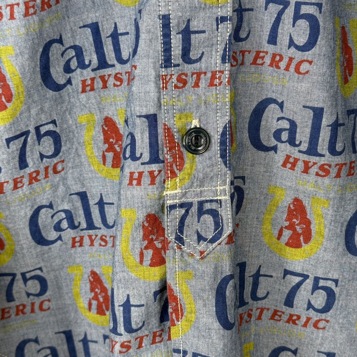 Hysteric Glamour × Vintage Vintage 90’s Hysteric Glamour CalT 75 All Over Print Shirt Size US M / EU 48-50 / 2 - 6 Thumbnail