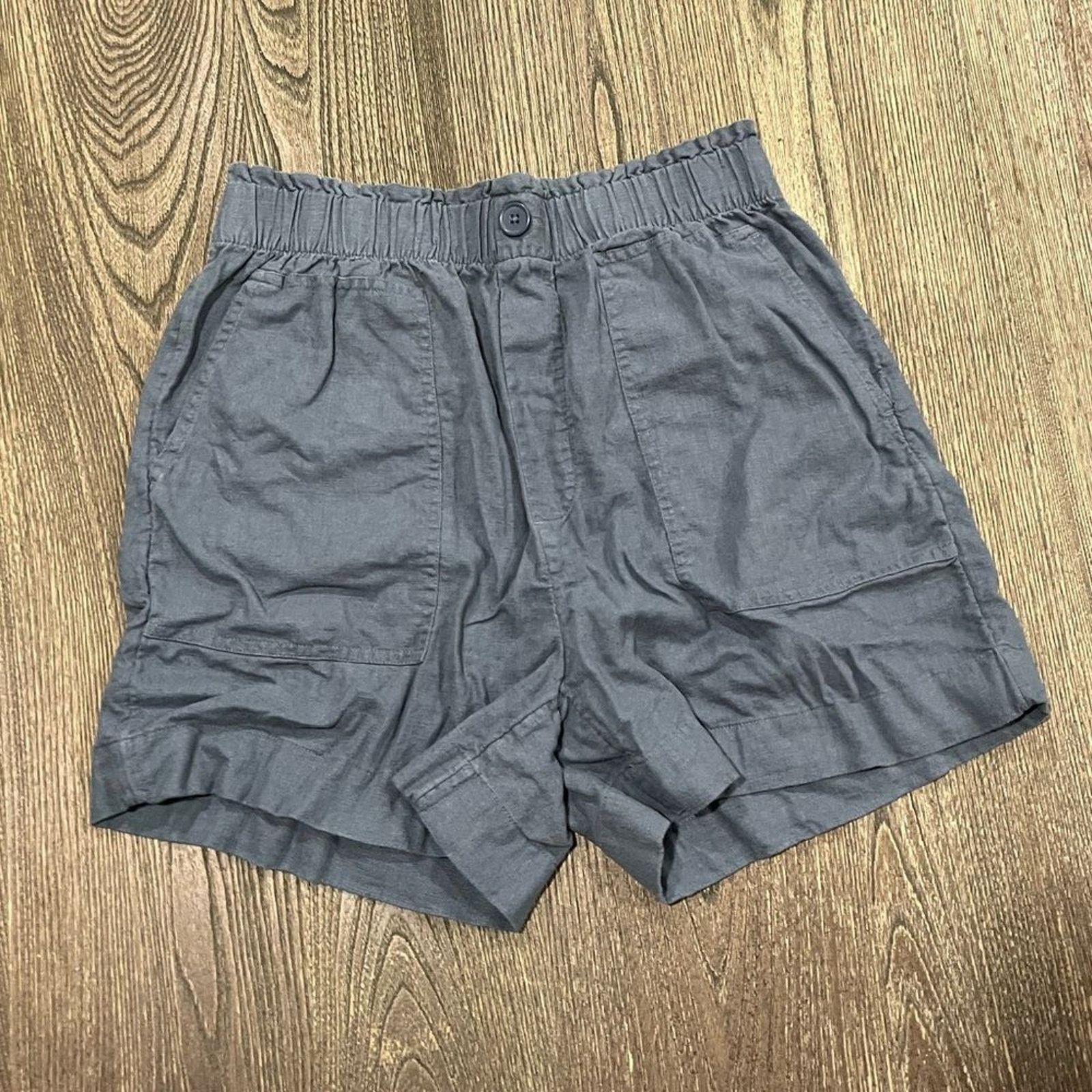 Loft Loft Outlet Utility Shorts High Rise Elastic Waist Linen S Size 26" / US 2 / IT 38 - 1 Thumbnail