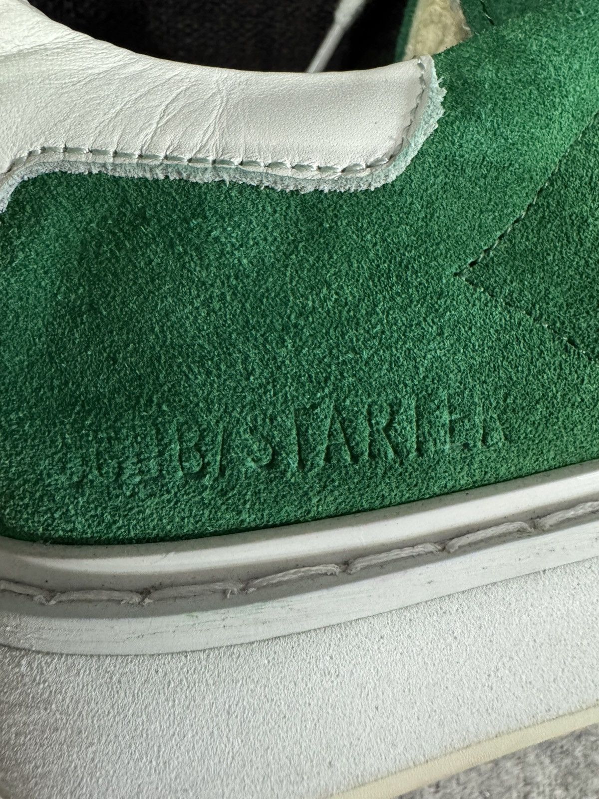 Golden Goose Golden Goose Starter Green Suede Low Top Sneakers size 39 Size US 9 / IT 39 - 10 Thumbnail