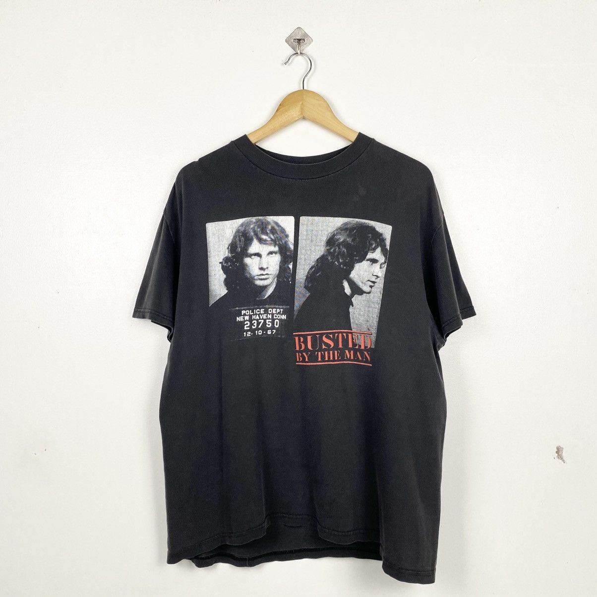 Band Tees × Vintage Vintage Jim Morrison The Doors Band T-Shirt Size US L / EU 52-54 / 3 - 1 Thumbnail