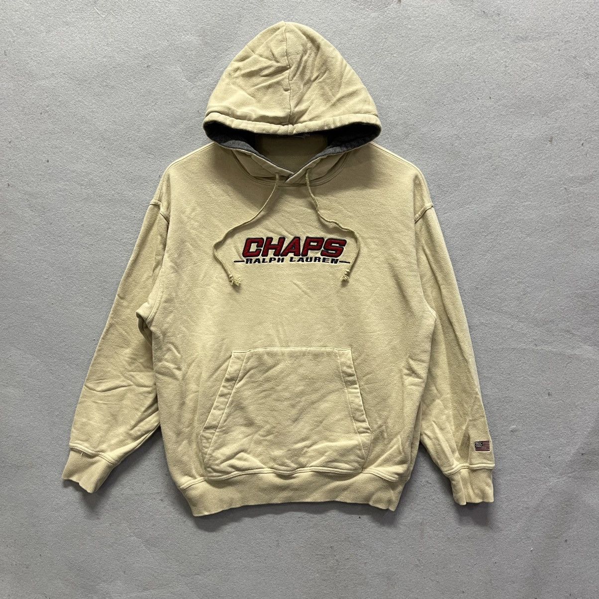 Chaps Ralph Lauren Chaps Ralph Lauren Hooded Sweatshirt (Beige) Size US M / EU 48-50 / 2 - 1 Thumbnail