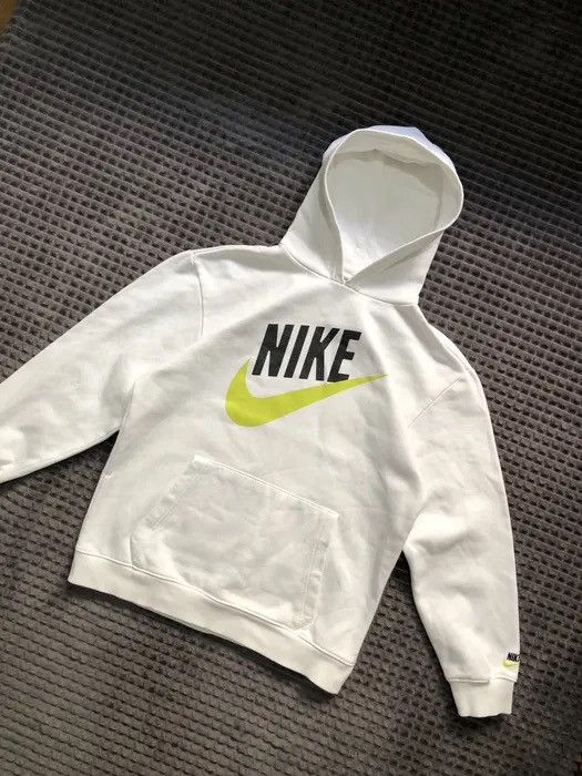 Nike White Nike Hoodie | Excellent Condition Size US S / EU 44-46 / 1 - 1 Thumbnail