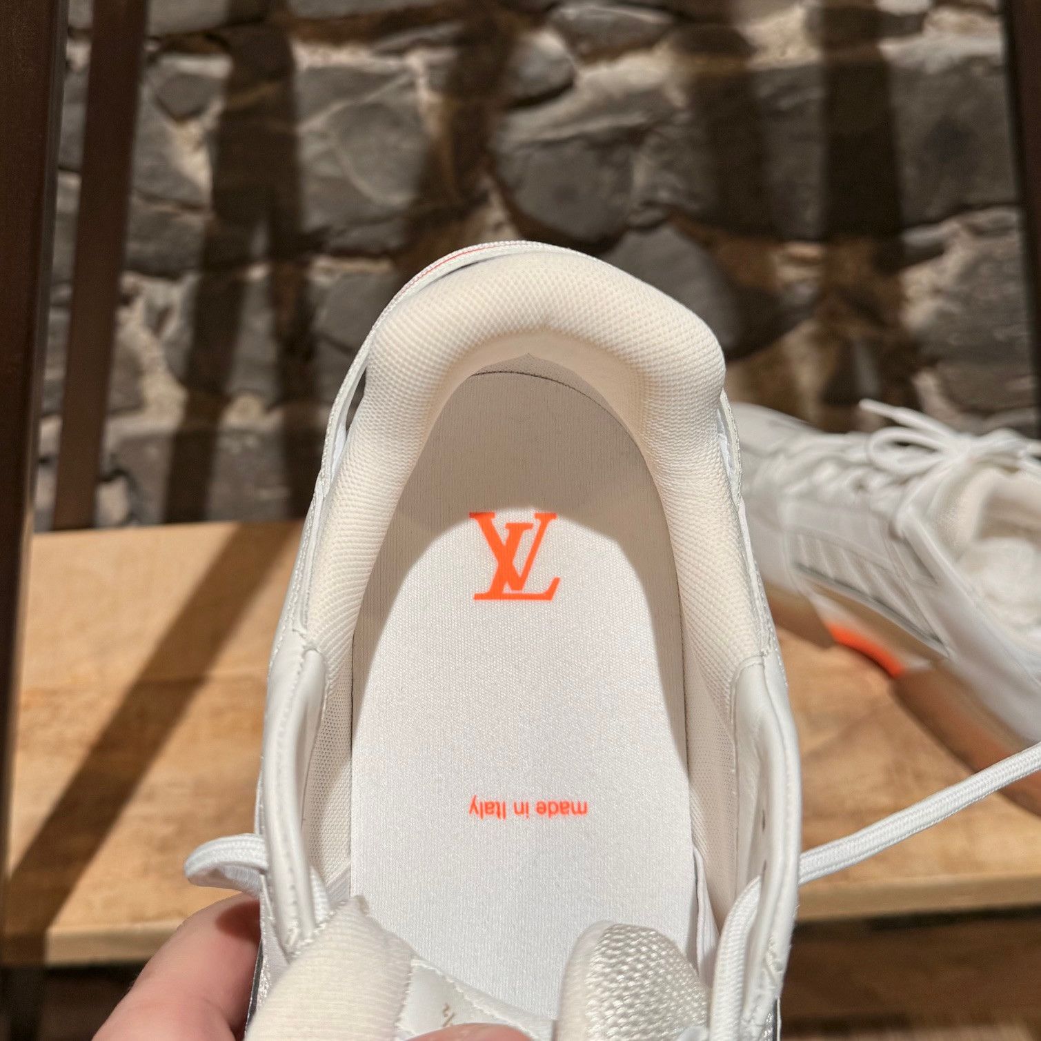 Louis Vuitton Louis Vuitton x Lucien Clark White Leather "A View" Sneakers Size US 8.5 / EU 41-42 - 14 Thumbnail