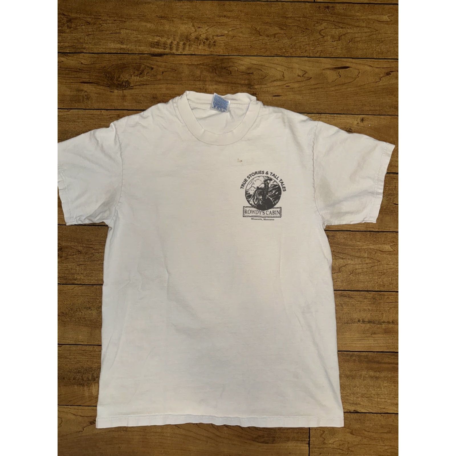 Vintage Rowdy’s Pale Ale T-Shirt White M Mens Medium 19x27 Size US M / EU 48-50 / 2 - 3 Thumbnail
