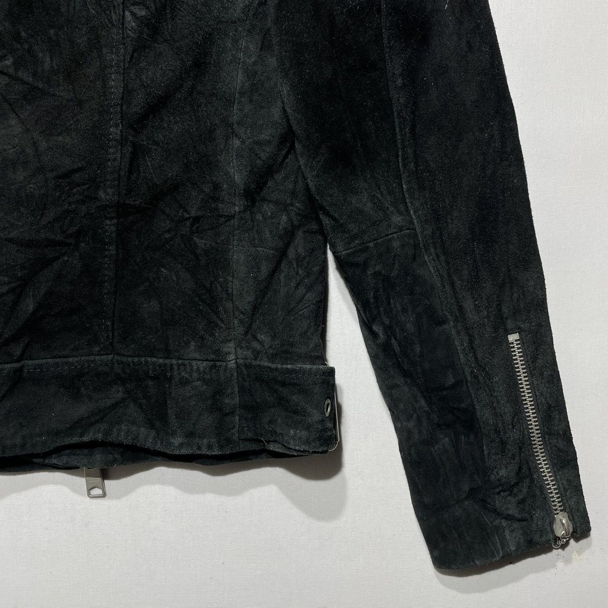 Allsaints ALLSAINT NASH BIKER SUEDE JACKET Size US S / EU 44-46 / 1 - 11 Thumbnail