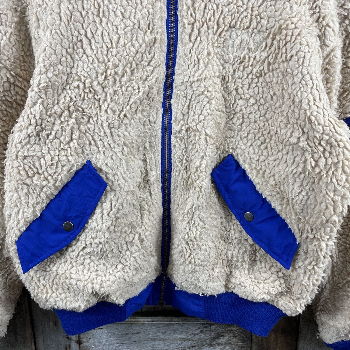 Vintage Military Women Rodeo Crown Sherpa Bomber Jacket Size S / US 4 / IT 40 - 7 Thumbnail