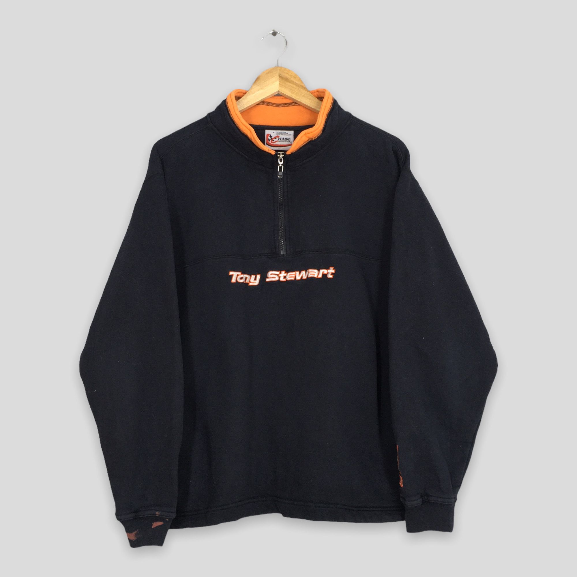 NASCAR 90's Tony Stewart Smoke Racer Nascar Sweatshirt Medium Size US M / EU 48-50 / 2 - 1 Thumbnail