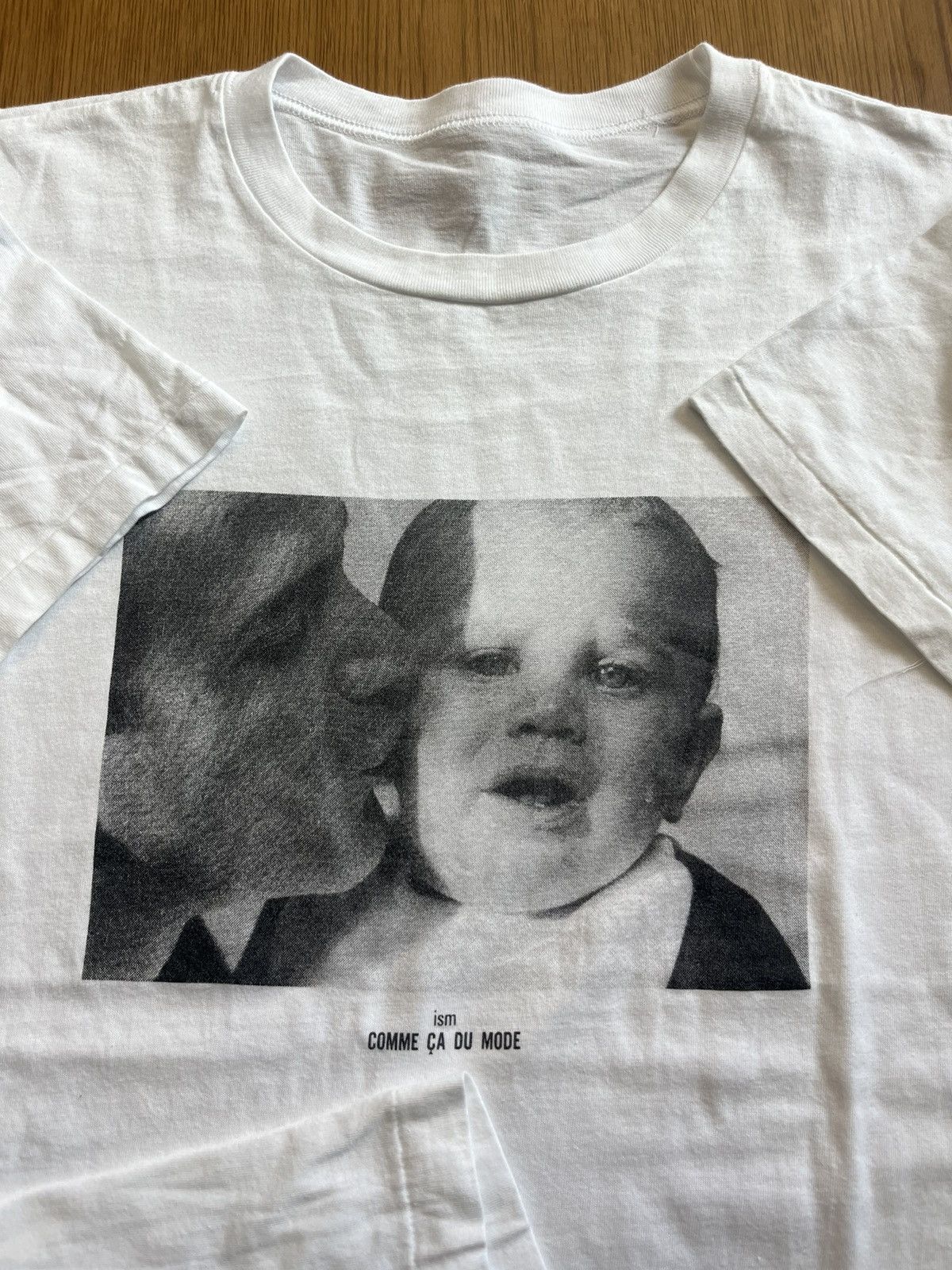 Vintage Vintage ism COMME CA DU MODE Kiss Baby Photo Brand Tshirt Size US L / EU 52-54 / 3 - 7 Thumbnail
