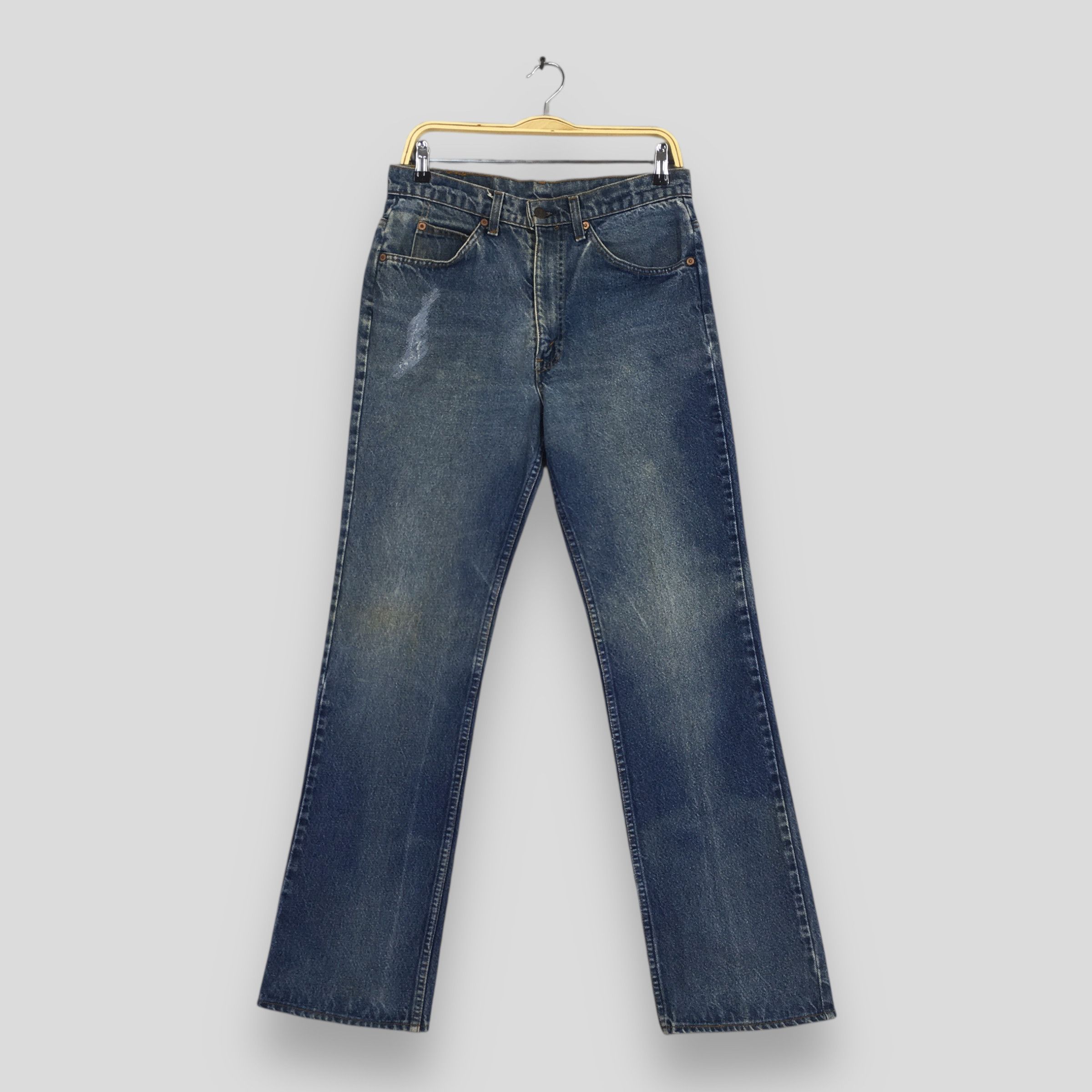 Levi's ize 30x31.5 Vintage Levi's Bootcut Flared Orange Tab Jeans Size US 30 / EU 46 - 1 Thumbnail