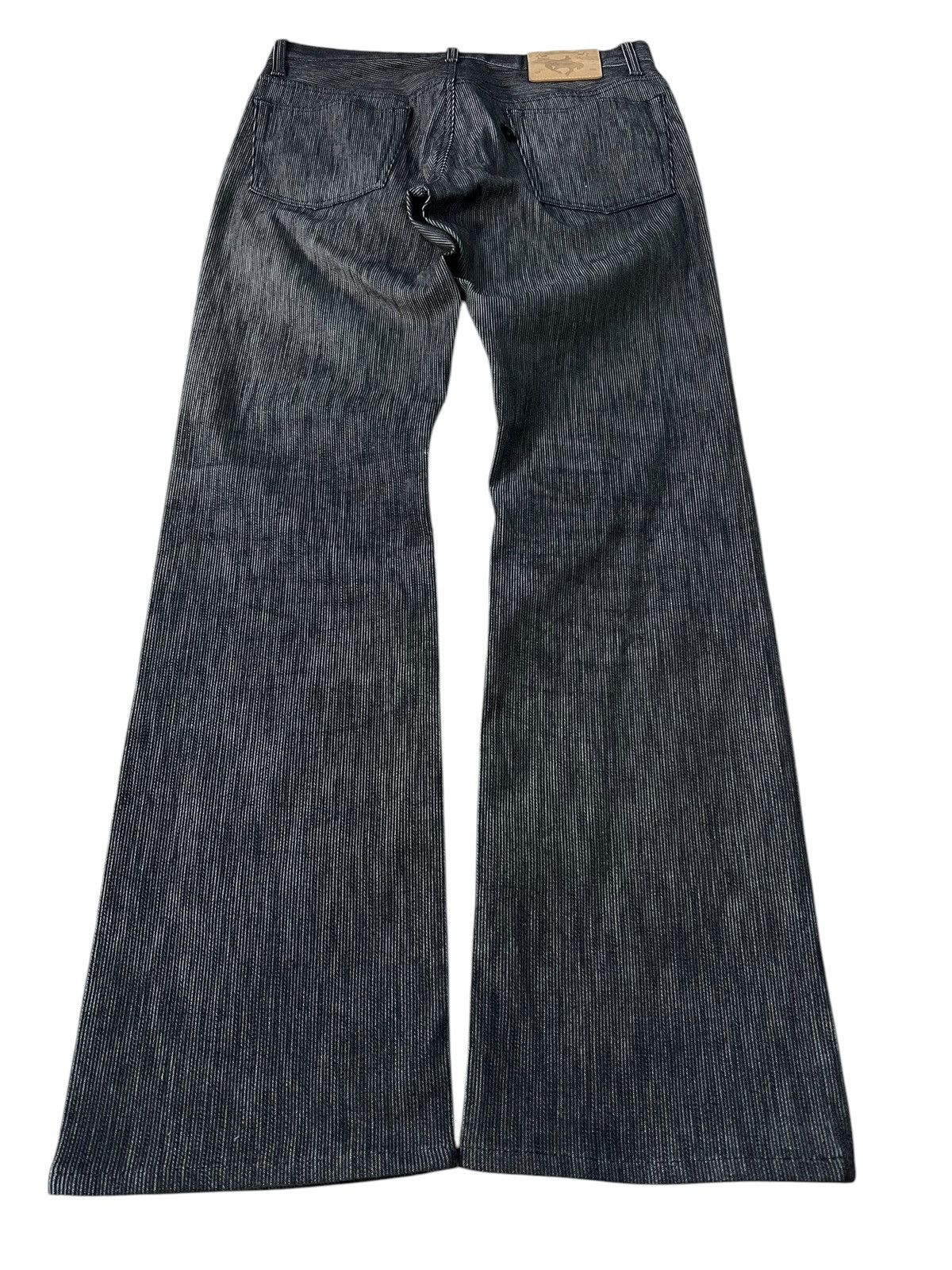 If Six Was Nine × Takeo Kikuchi × Tornado Mart VINTAGE TAKEO KIKUCHI STRIPE JEANS VERY RARE Size US 32 / EU 48 - 2 Thumbnail