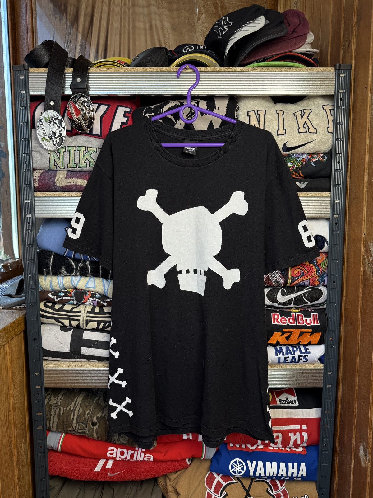 Designer Vintage Hype Stussy Worldwide Tee Big Logo 90s Size US L / EU 52-54 / 3 - 2 Thumbnail