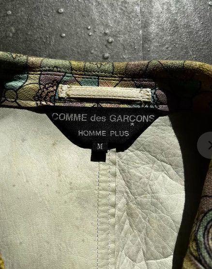 Comme des Garcons 2001AW Runway Horsehide Leather Blazer (Psychedelic Era) Size 42L - 9 Thumbnail