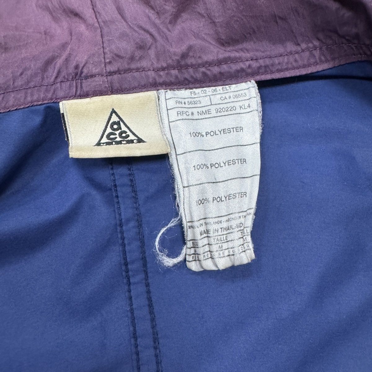 Nike ACG Vintage Nike ACG Spell Out Swoosh F.I.T. Windbreaker Jacket Size US M / EU 48-50 / 2 - 18 Thumbnail