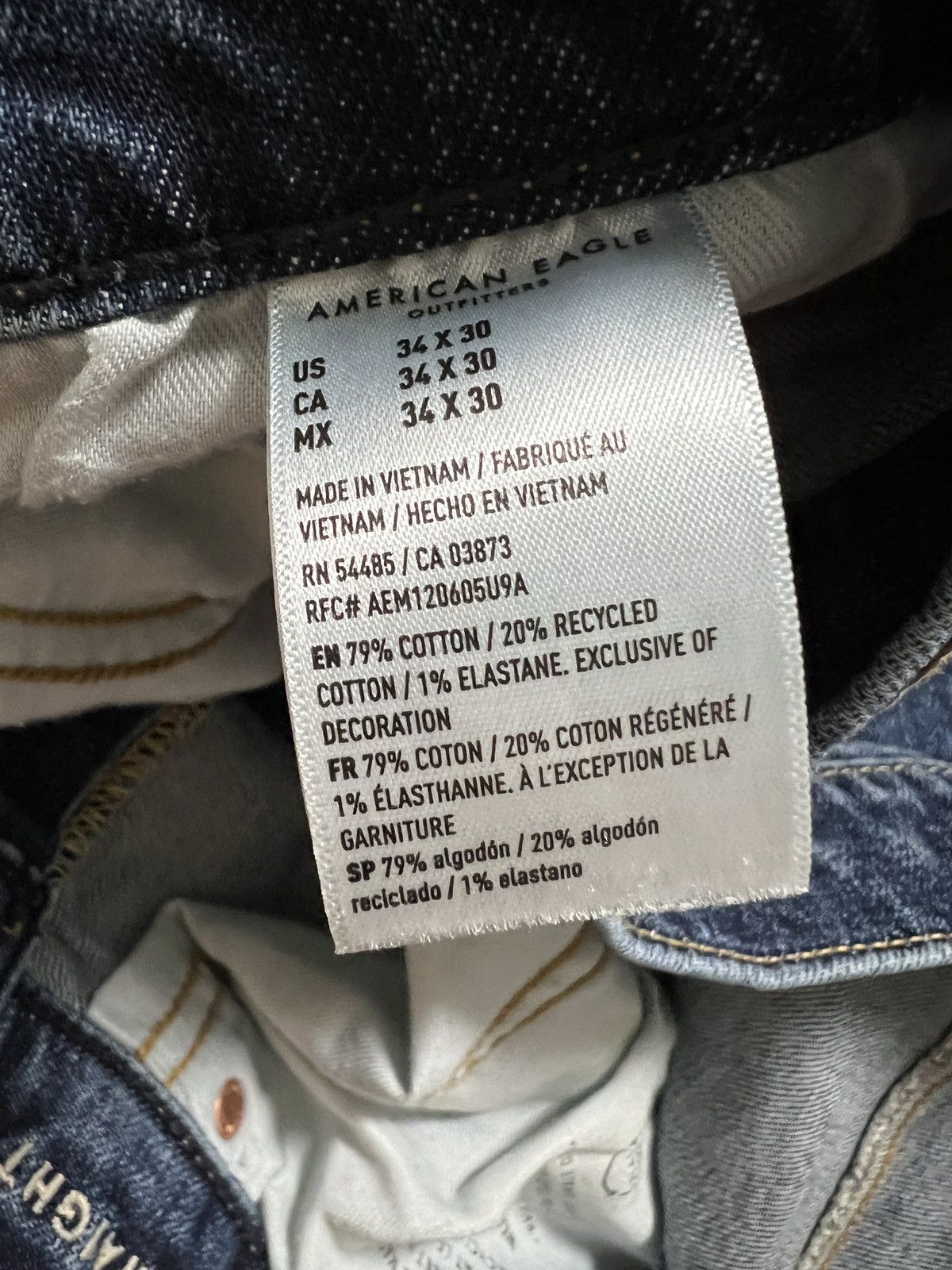 American Eagle Outfitters American Eagle Relaxed Straight Fit Jeans Men 34x30US Size US 34 / EU 50 - 3 Thumbnail