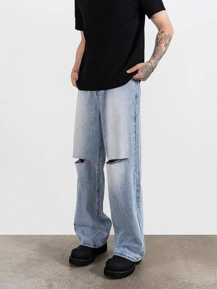 Designer × Japanese Brand Vintage Hip Hop Street Loose Casual Pants Size US 32 / EU 48 - 2 Thumbnail