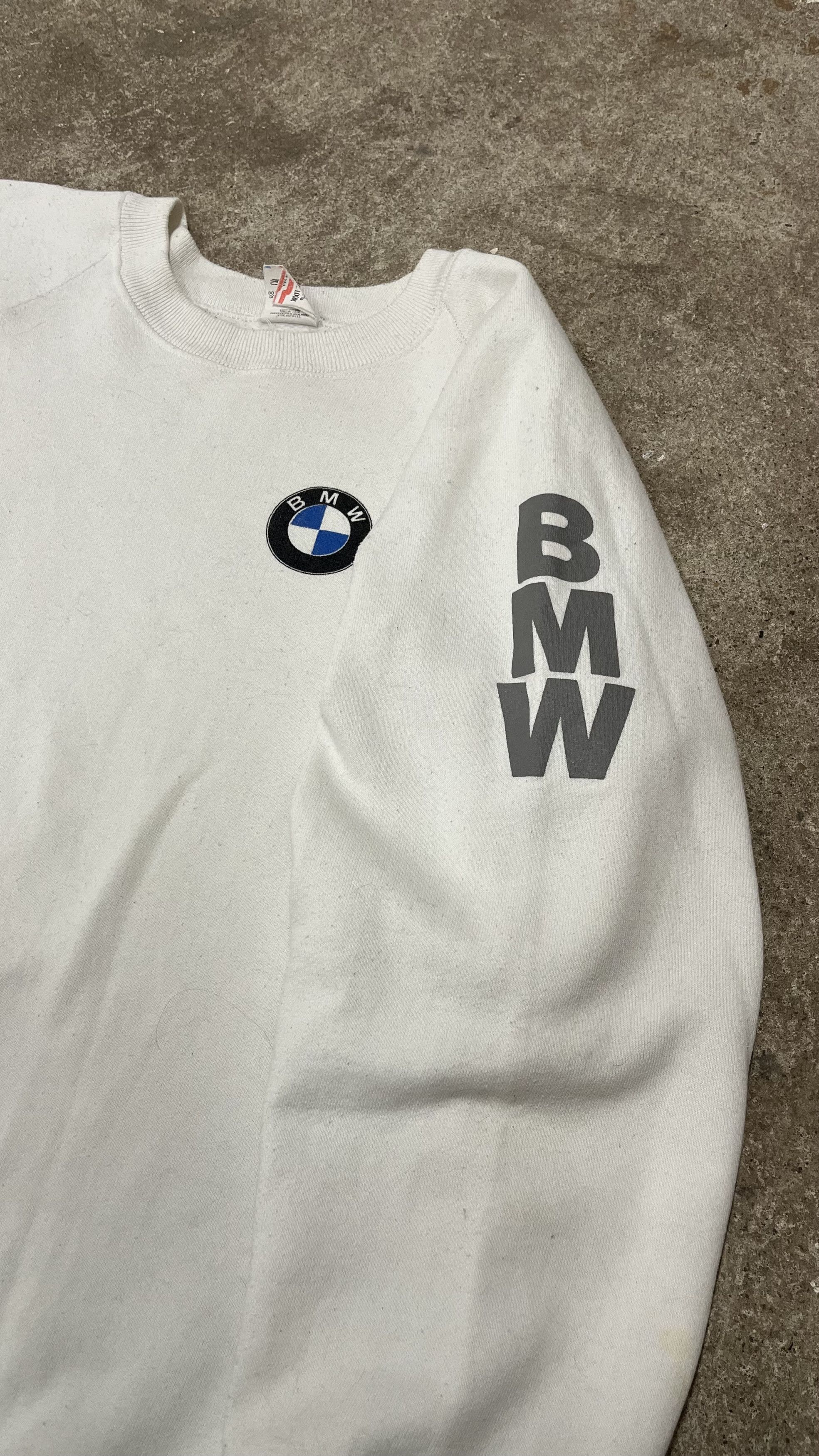 BMW × Vintage Vintage 1990s BMW Logo Sweater Size US XL / EU 56 / 4 - 3 Thumbnail