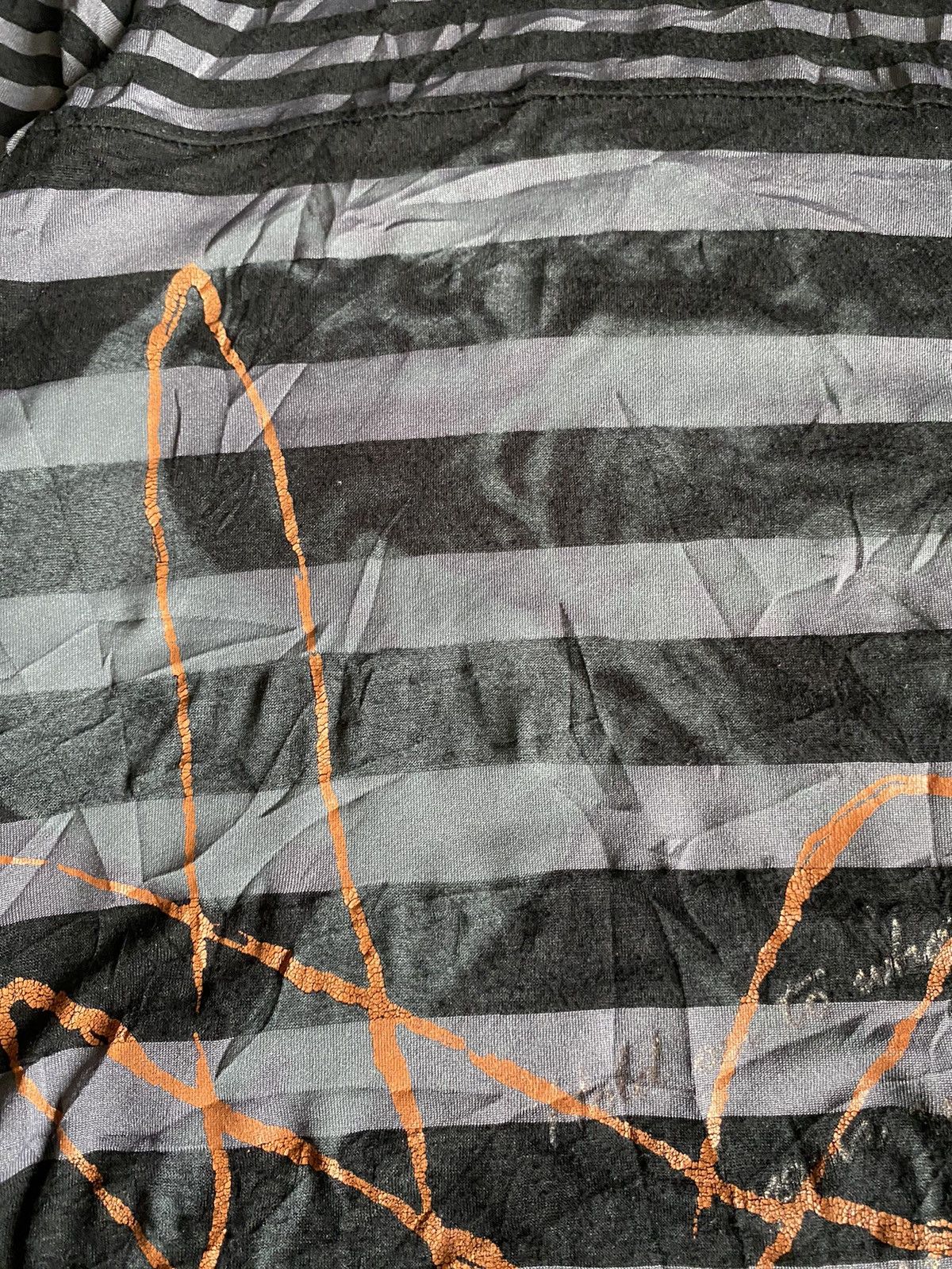 If Six Was Nine × Japanese Brand × Le Grande Bleu (L.G.B.) Arnaldo bassini smoke poem striped longsleeve tshirt Size US M / EU 48-50 / 2 - 5 Thumbnail