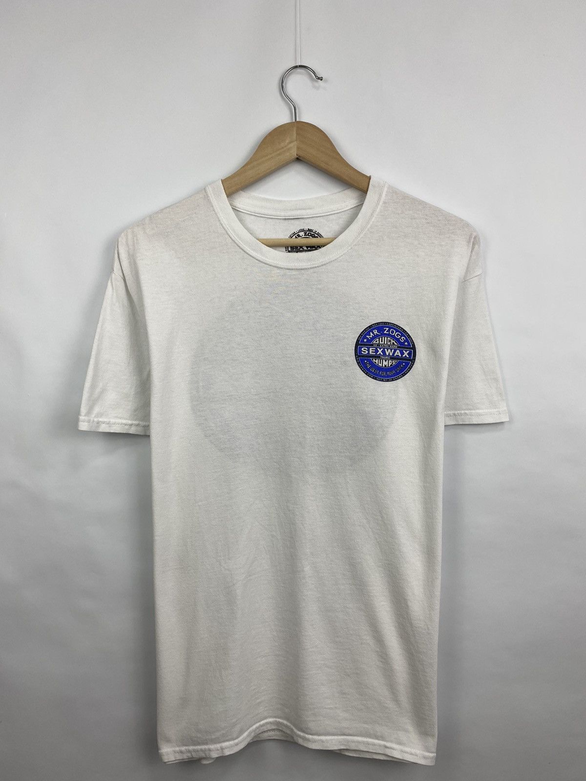 Vintage 🇺🇸 Vintage 90S Mr Zogs SEX WAX Surfboards Skate T shirt Size US L / EU 52-54 / 3 - 5 Thumbnail
