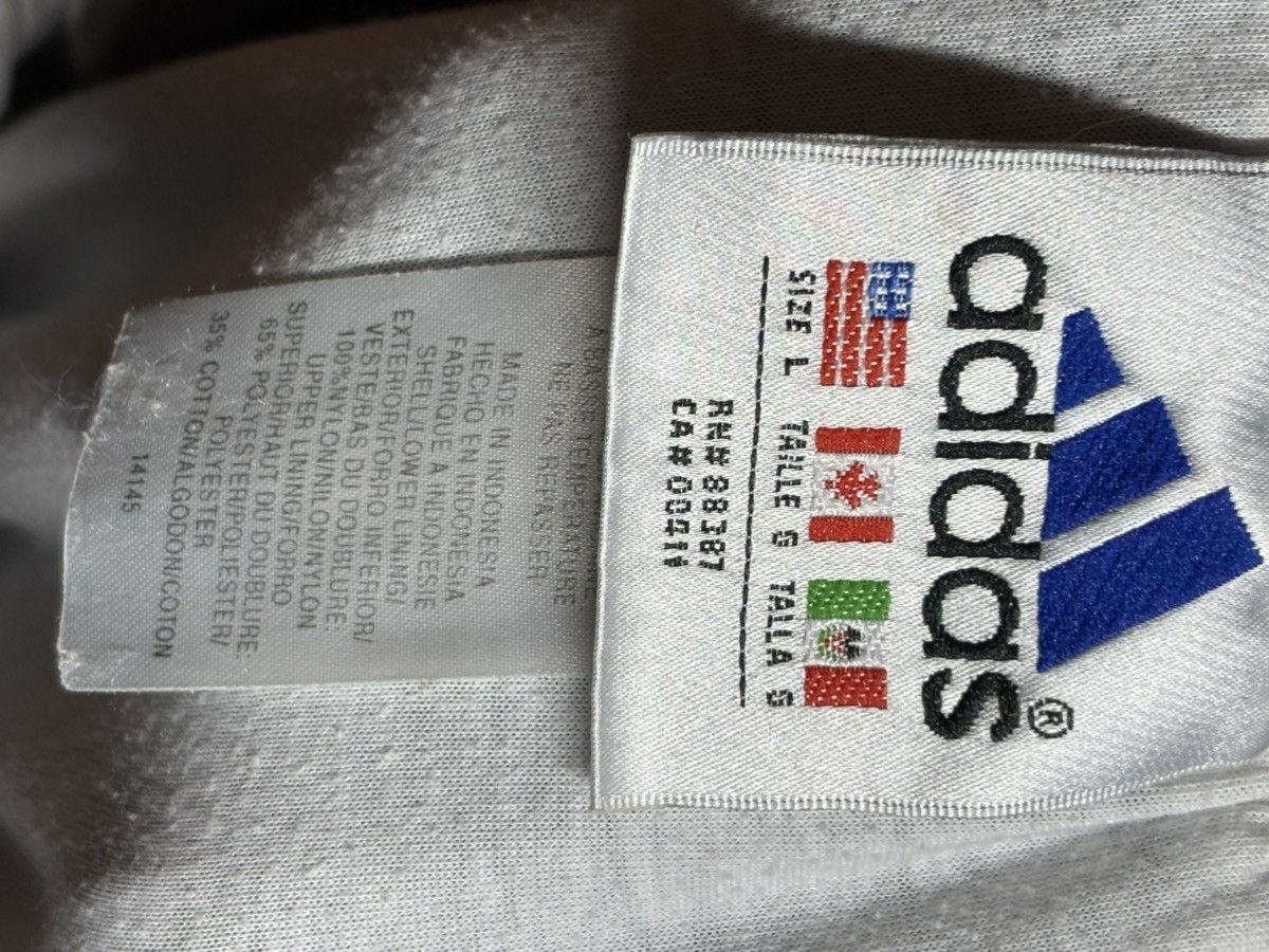 Adidas Vintage 90s Adidas 3 Stripe Black Track Pants Athletic Large Size US 30 / EU 46 - 7 Thumbnail