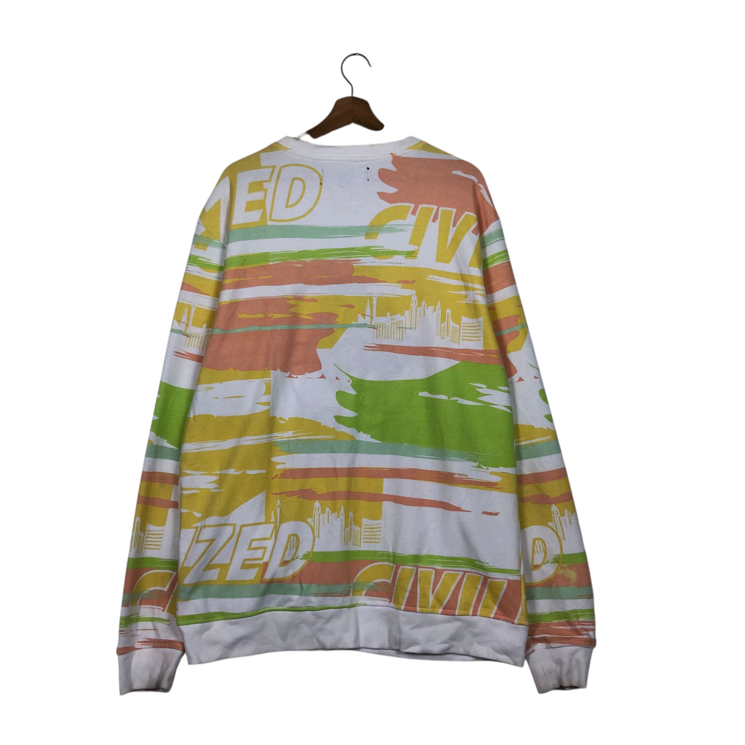 Japanese Brand 📌Colourful Design Civilided Sweatshirt Size US XL / EU 56 / 4 - 9 Thumbnail