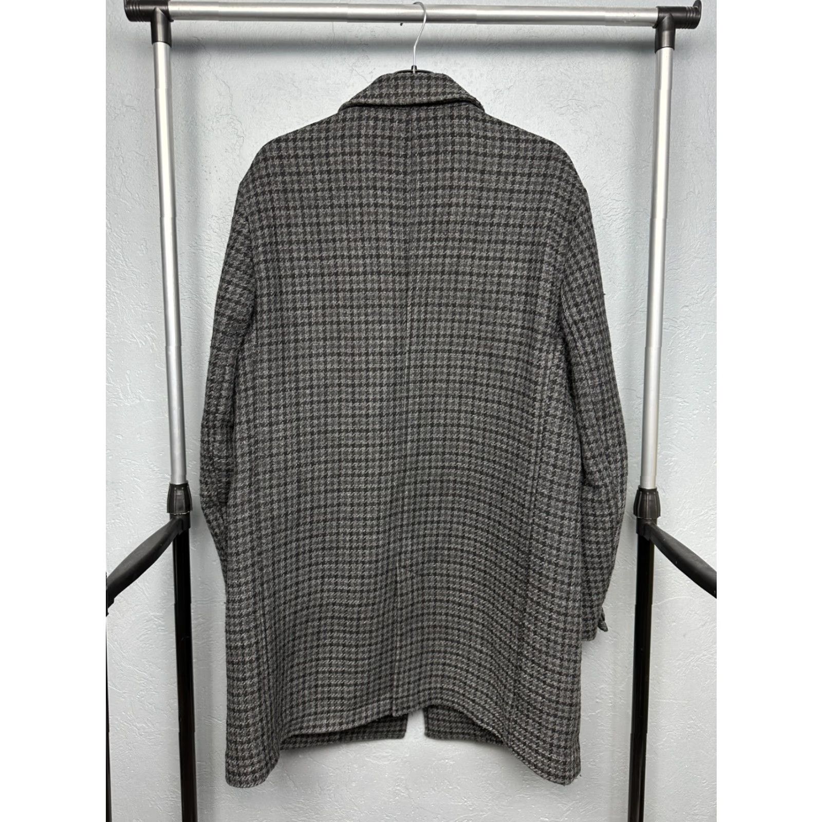 Hugo Boss HUGO BOSS Mens Wool Coat Jacket L 54 Multicolor Wool Overcoat Jackets Mens Size US L / EU 52-54 / 3 - 8 Thumbnail