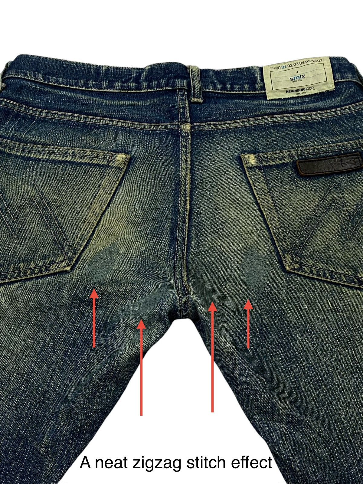 Japanese Brand × Neighborhood Neighborhood 2001 Selvedge Distressed Denim Cargo Shorts Size US 31 - 18 Thumbnail