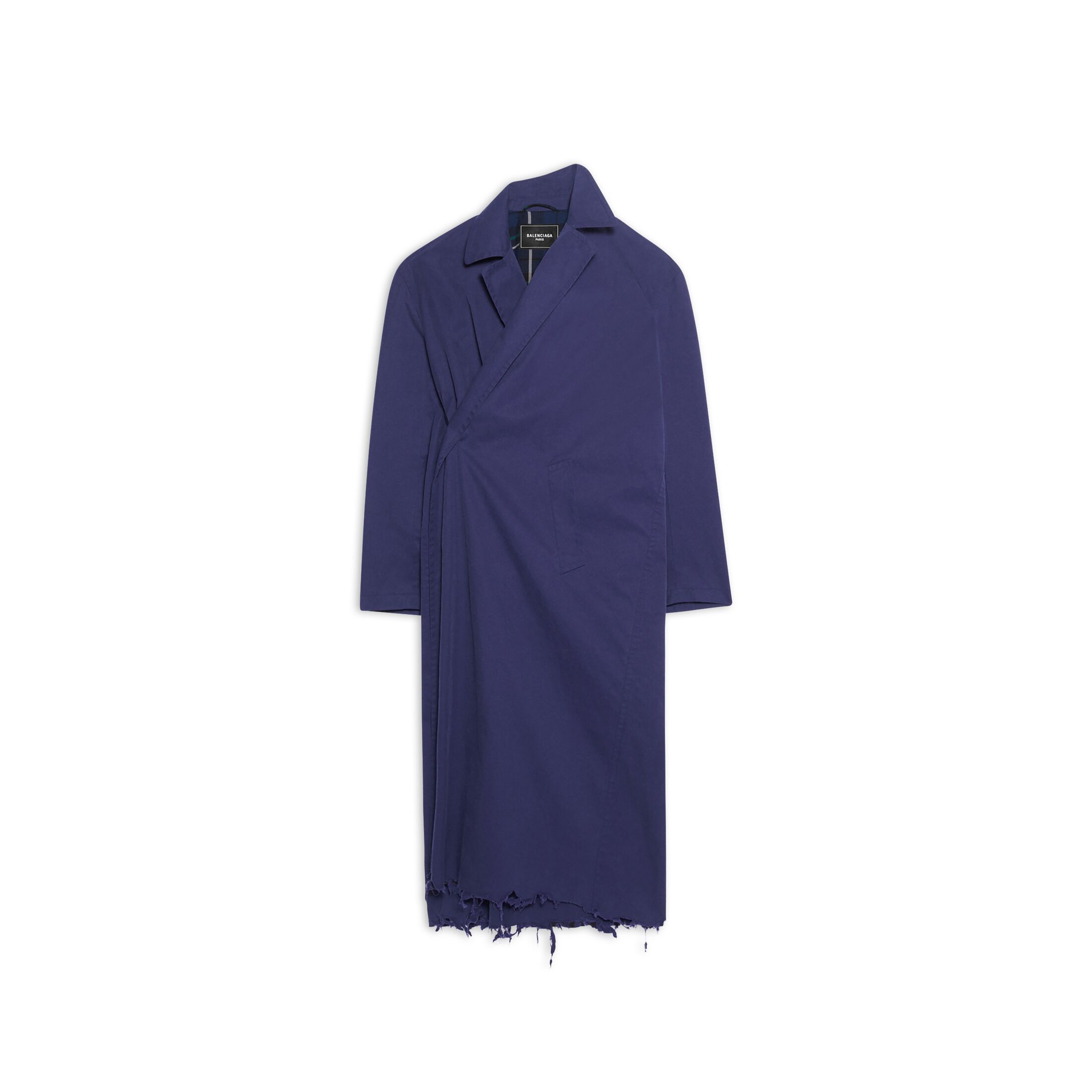 Balenciaga Spring 22 Clones Runway Safety Pin Wrap Car Coat Size 2 Size US M / EU 48-50 / 2 - 1 Thumbnail