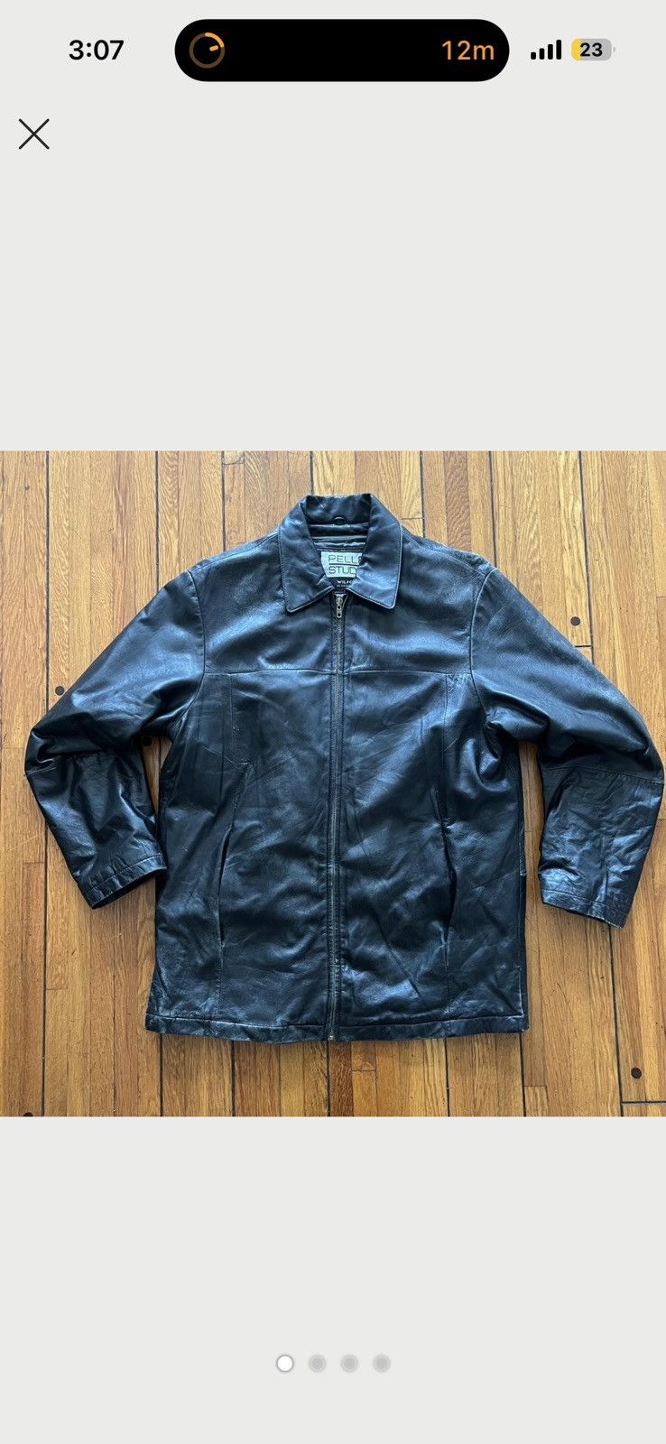 Wilsons Leather Pelle Wilsons Vintage Leather Distressed Jacket Size US L / EU 52-54 / 3 - 5 Thumbnail