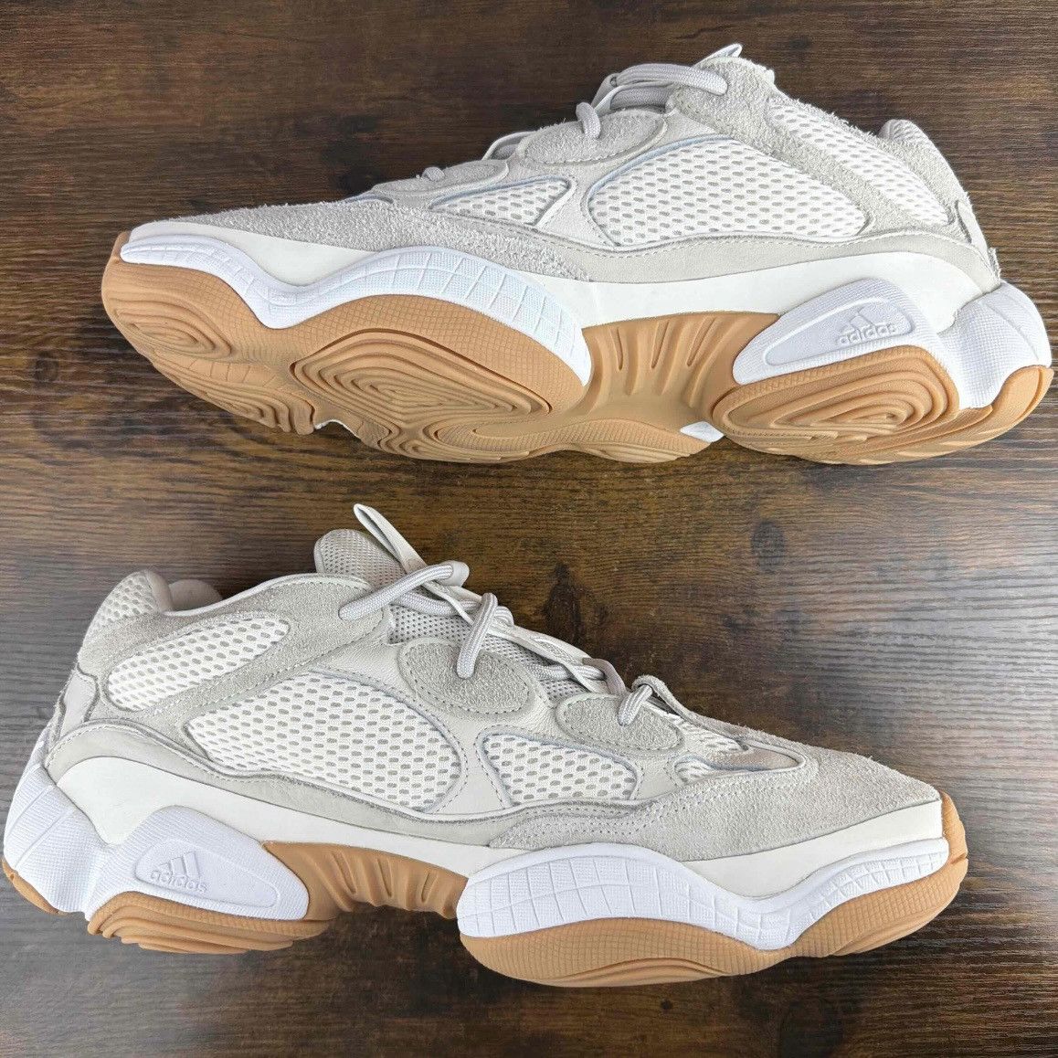 Adidas × Kanye West Adidas Yeezy 500 Stone Taupe Size 14.5 ID1600 Tan Rare Kanye Size US 14 / EU 47 - 4 Thumbnail