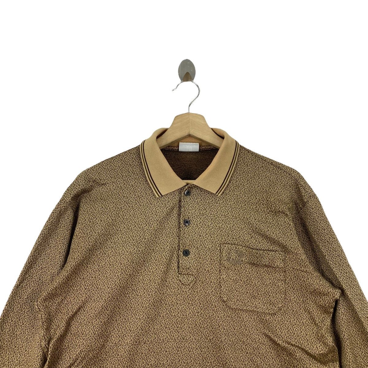 Vintage Vintage DUNHILL SPORT Leopard Button Up Collar Brown Size US L / EU 52-54 / 3 - 2 Thumbnail