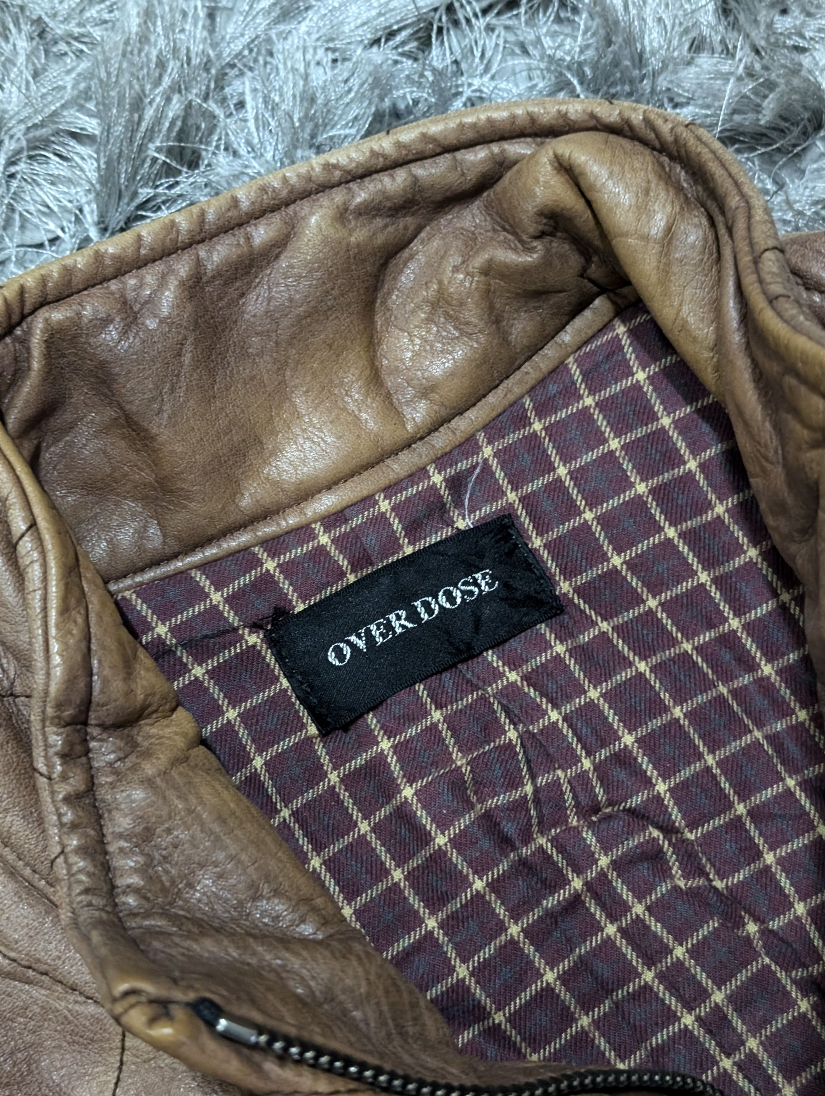 Japanese Brand Vintage Over Dose by The Creative Clan Leather Jacket Size US M / EU 48-50 / 2 - 11 Thumbnail