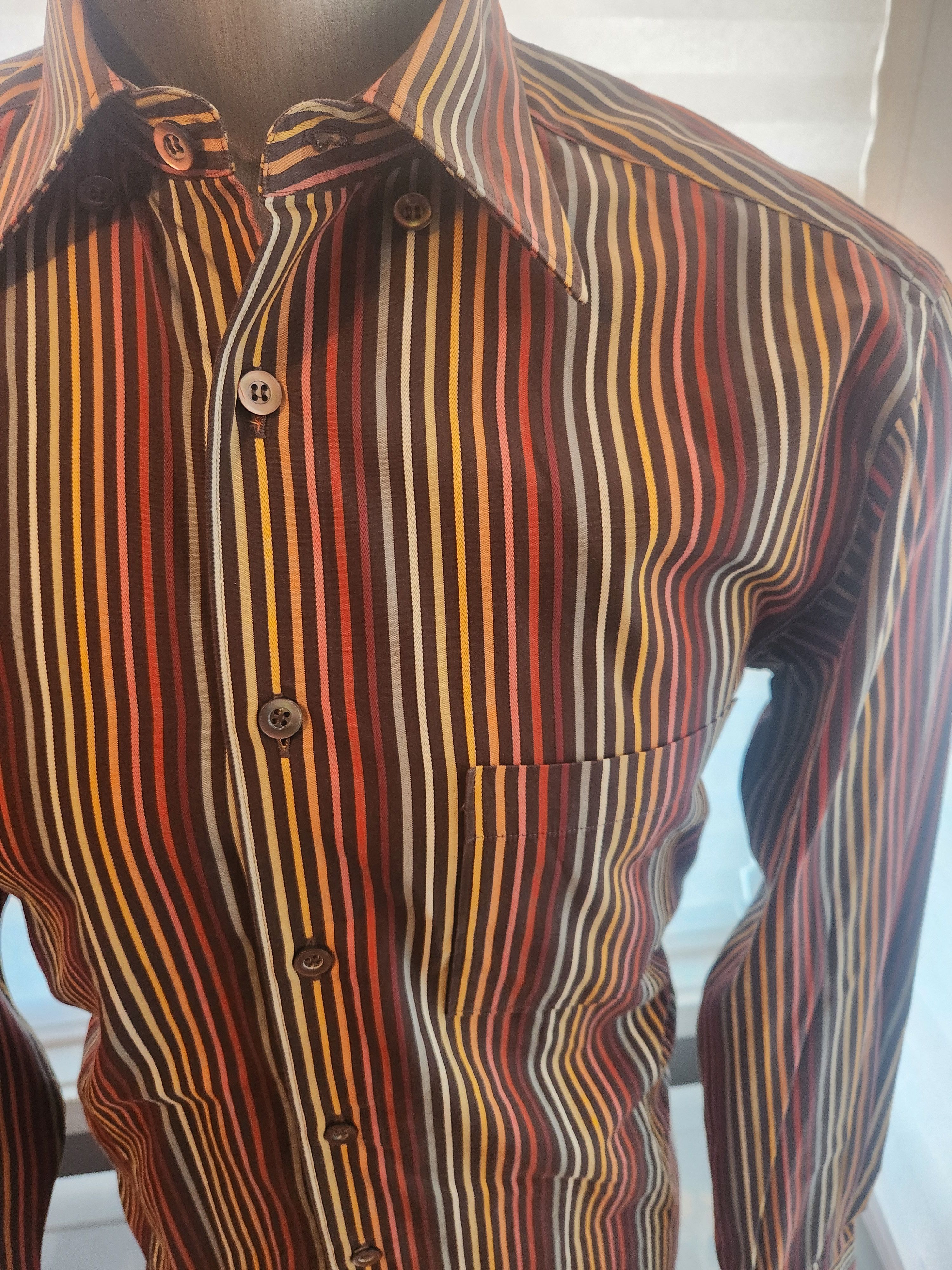 Ermenegildo Zegna MULTICOLOR STRIPES Size US M / EU 48-50 / 2 - 6 Thumbnail