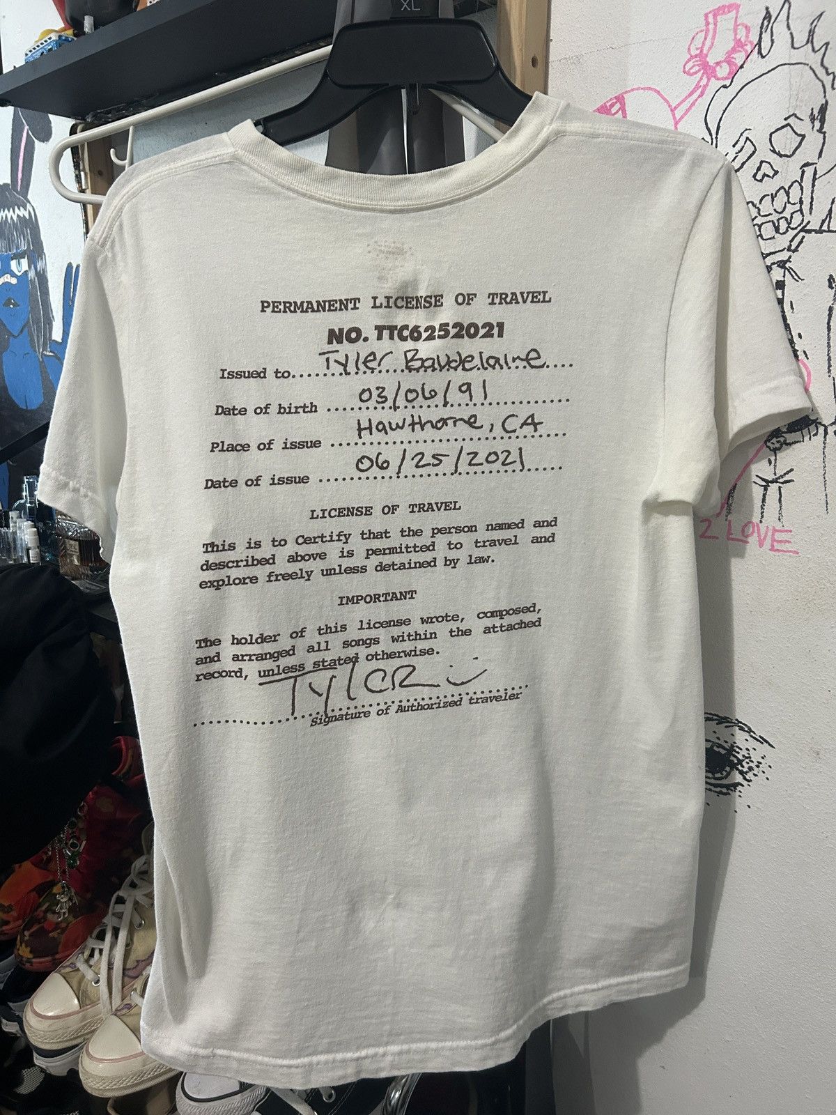 Tyler The Creator Tyler the creator call me if you get lost Tshirt Size US S / EU 44-46 / 1 - 2 Thumbnail