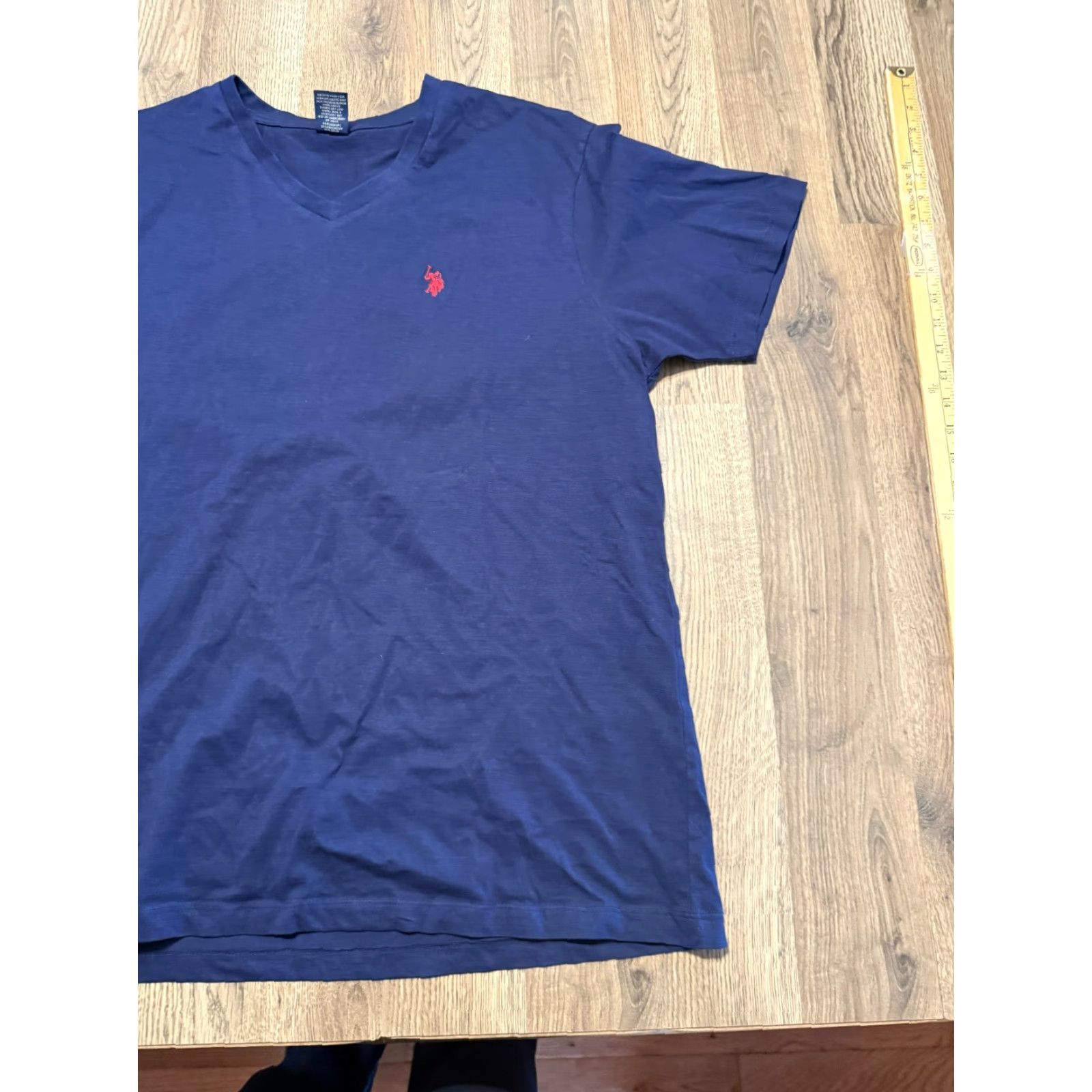 Vintage US Polo Assn Shirt Men XL Blue Short Sleeve V-Neck Logo Casual Size US XL / EU 56 / 4 - 2 Thumbnail