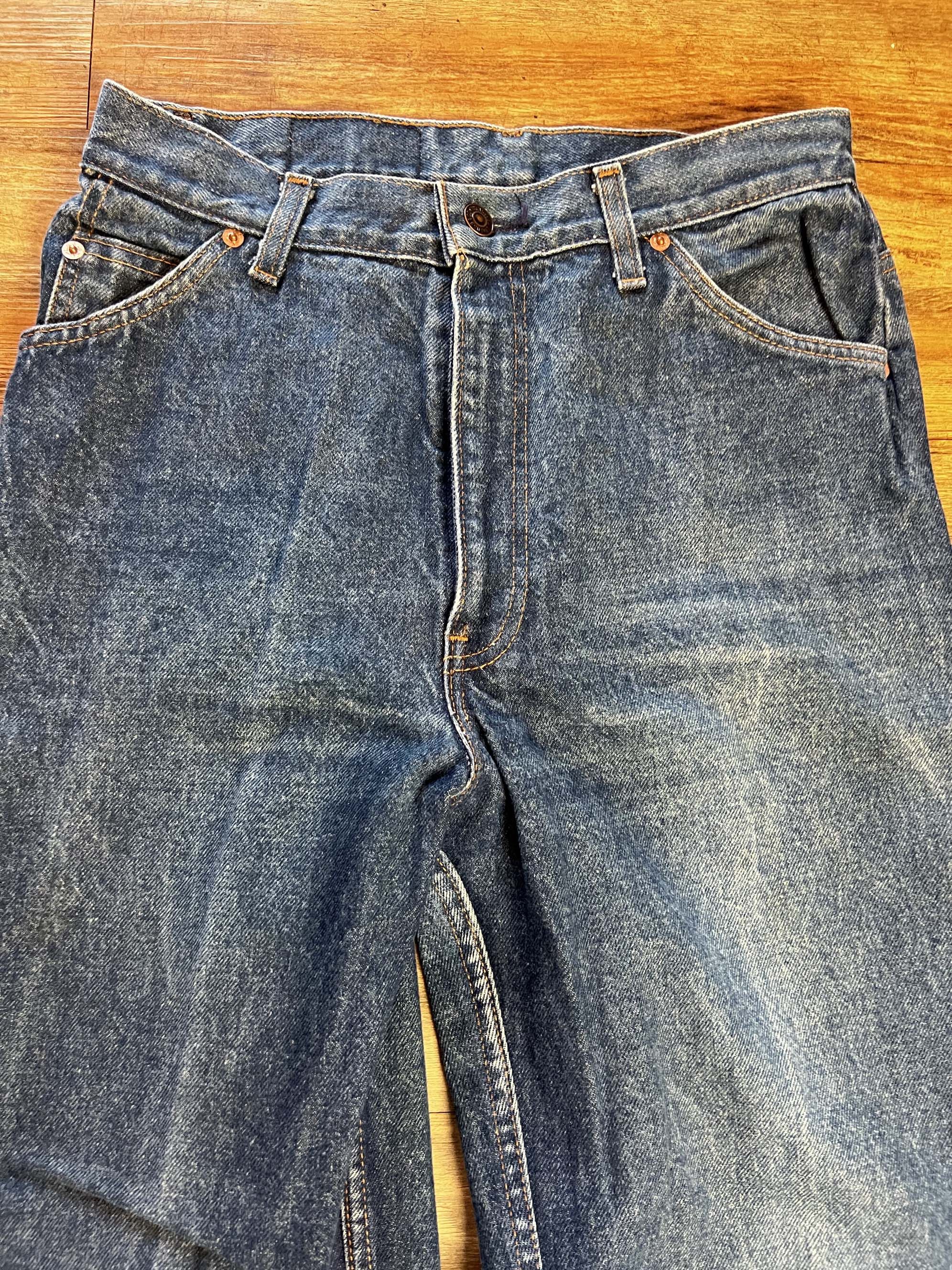 Levi's Vintage Clothing Vintage 1970's-1980's Levi's 25048-0214 Orange Tab Jeans Size US 29 - 3 Thumbnail