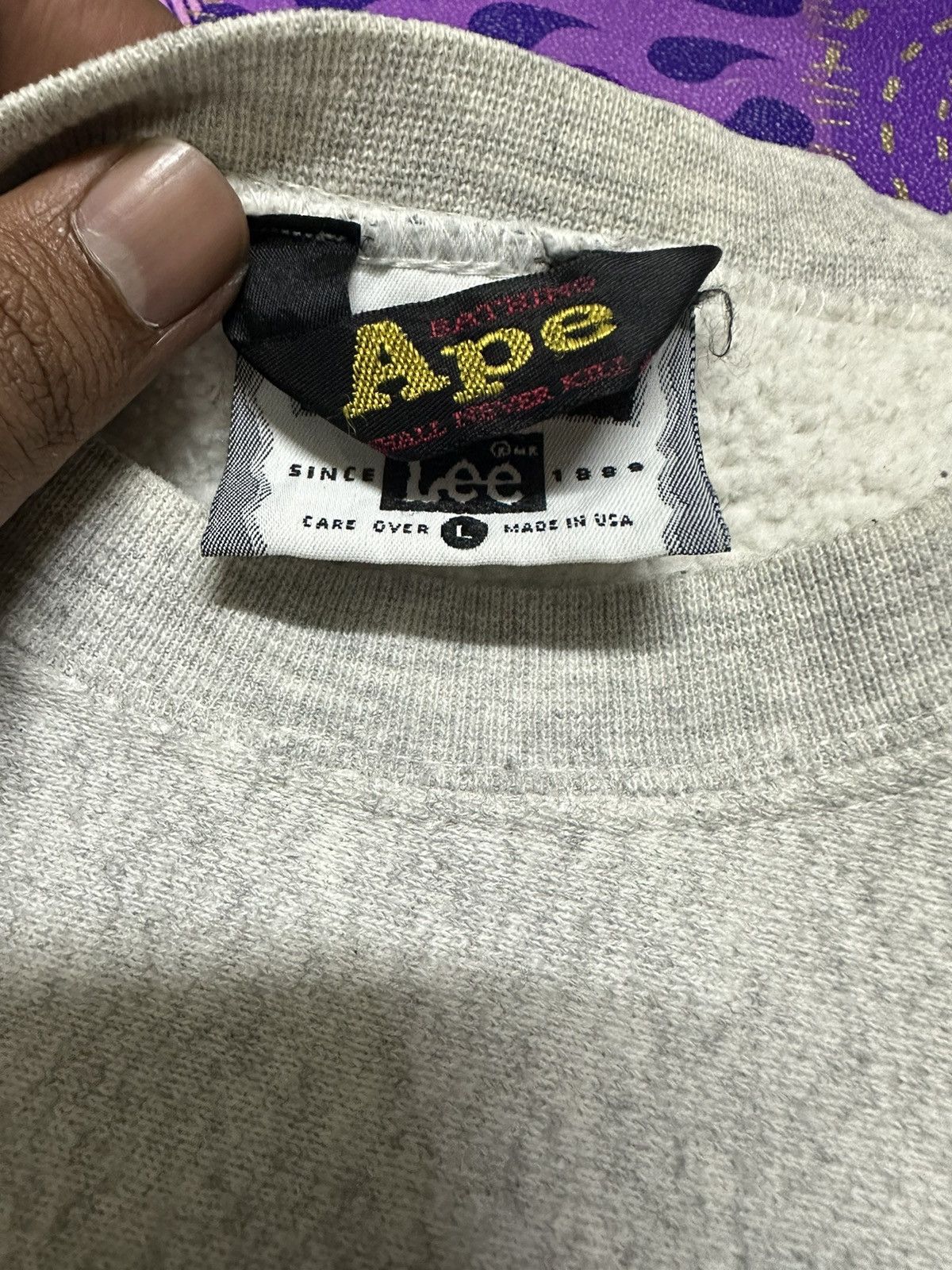 Bape Gamma Ape Crewneck Size US L / EU 52-54 / 3 - 4 Thumbnail