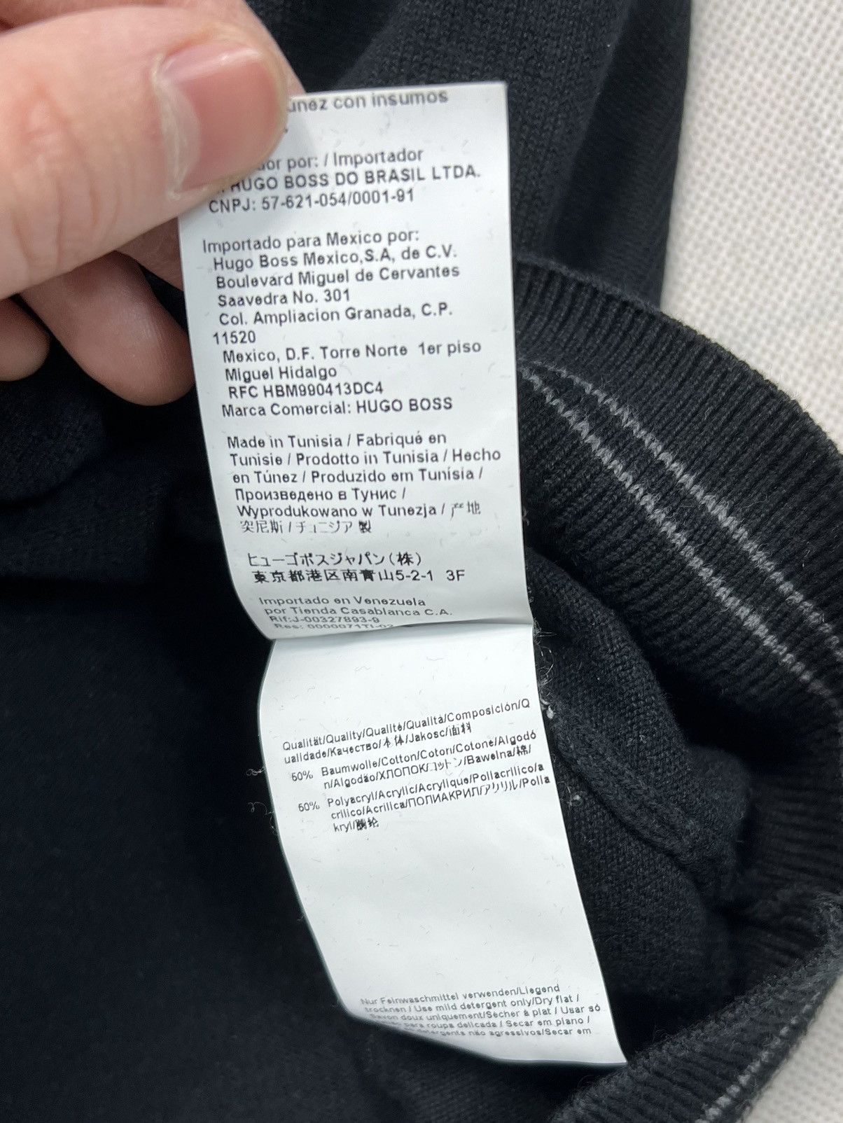 Hugo Boss Sweater Hugo Boss small logo black Size US XXL / EU 58 / 5 - 4 Thumbnail