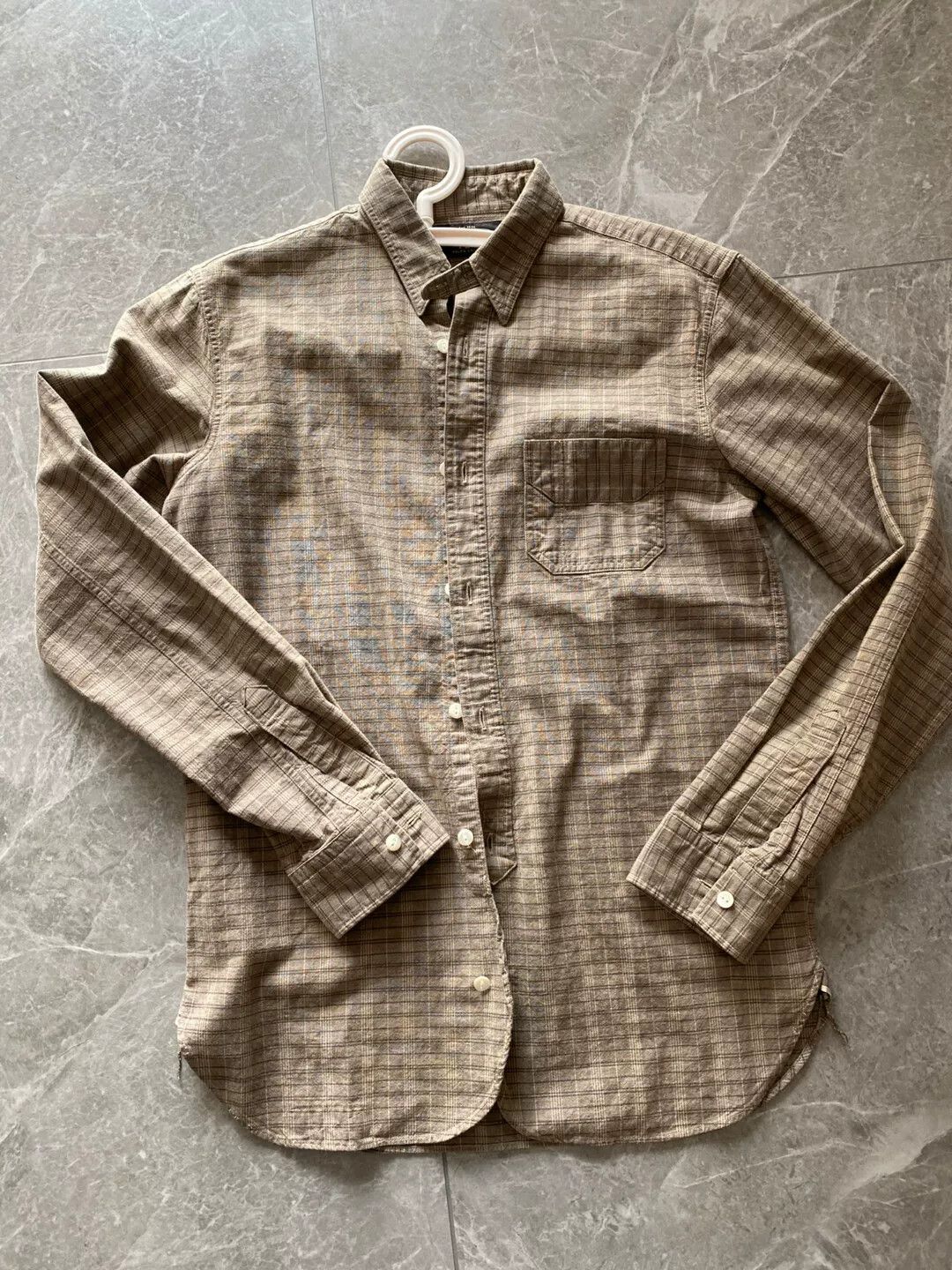RRL Ralph Lauren RRL Long Sleeve Shirt in Brown Tones Size US XS / EU 42 / 0 - 1 Thumbnail