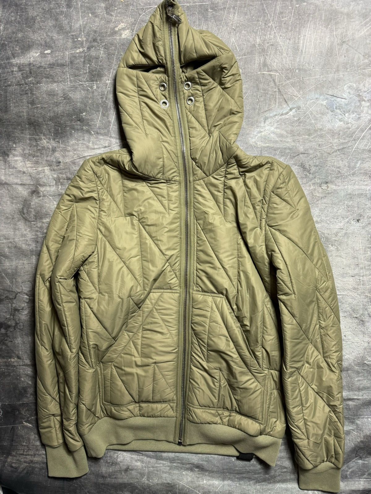 Rick Owens Rick Owens Drkshdw Nylon Gimp Jacket in Pale Green Size US L / EU 52-54 / 3 - 1 Thumbnail