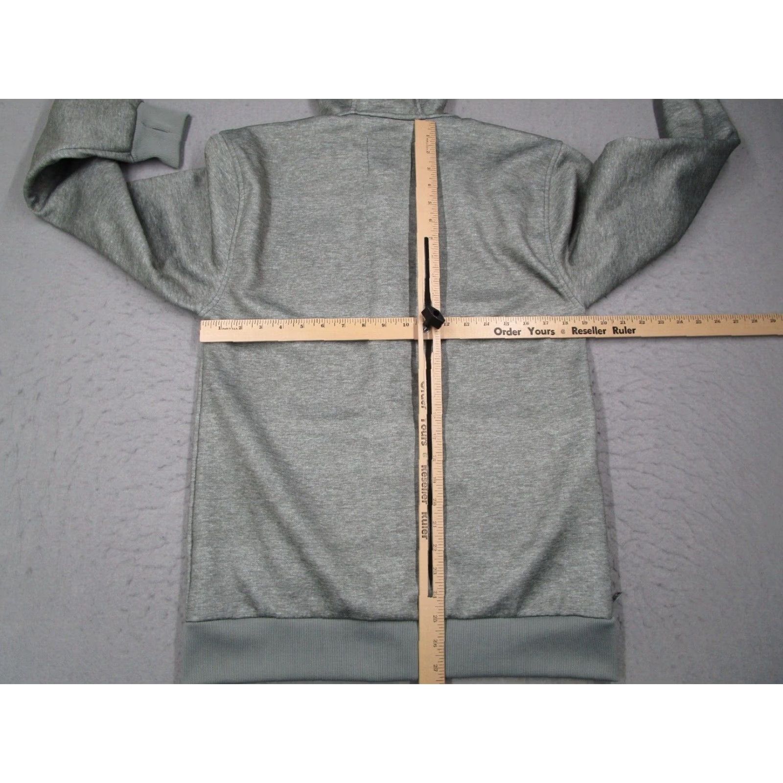 Burton Burton Hoodie Mens Small Gray Full Zip Colombo Kangaroo Pocket Thumbholes Size US S / EU 44-46 / 1 - 7 Thumbnail