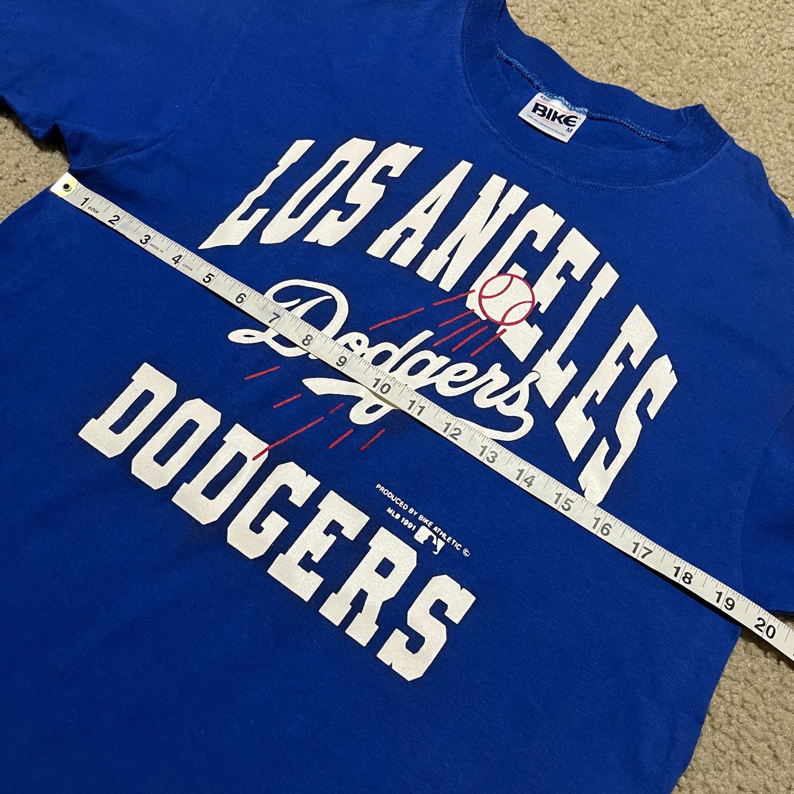Other Vintage 1991 MLB Los Angeles Dodgers Graphic Blue Shirt Med. Size US M / EU 48-50 / 2 - 6 Thumbnail