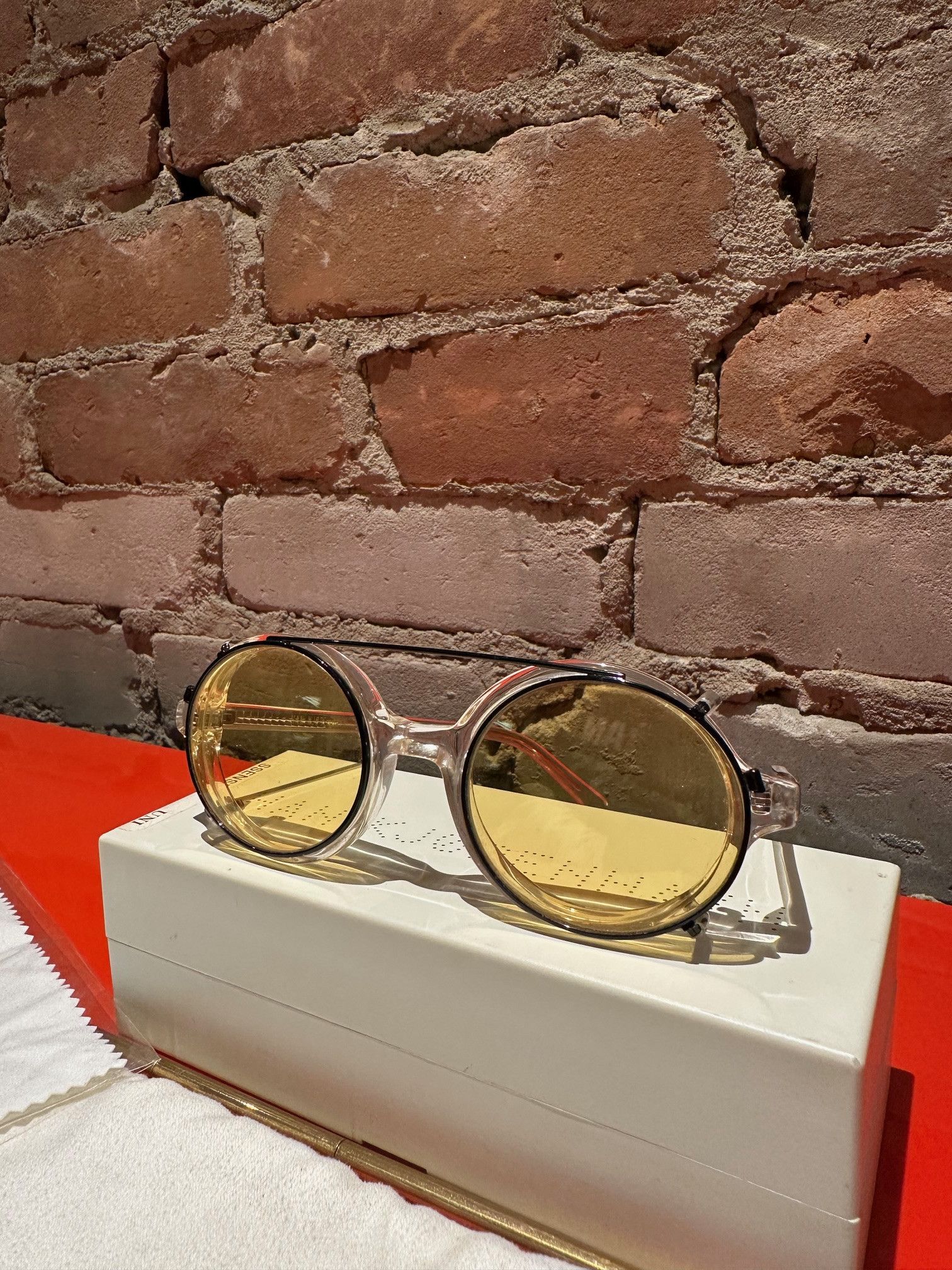 Han Kjobenhavn Han Kjøbenhavn Clear Clip-On DOC Sunglasses Size ONE SIZE - 2 Thumbnail